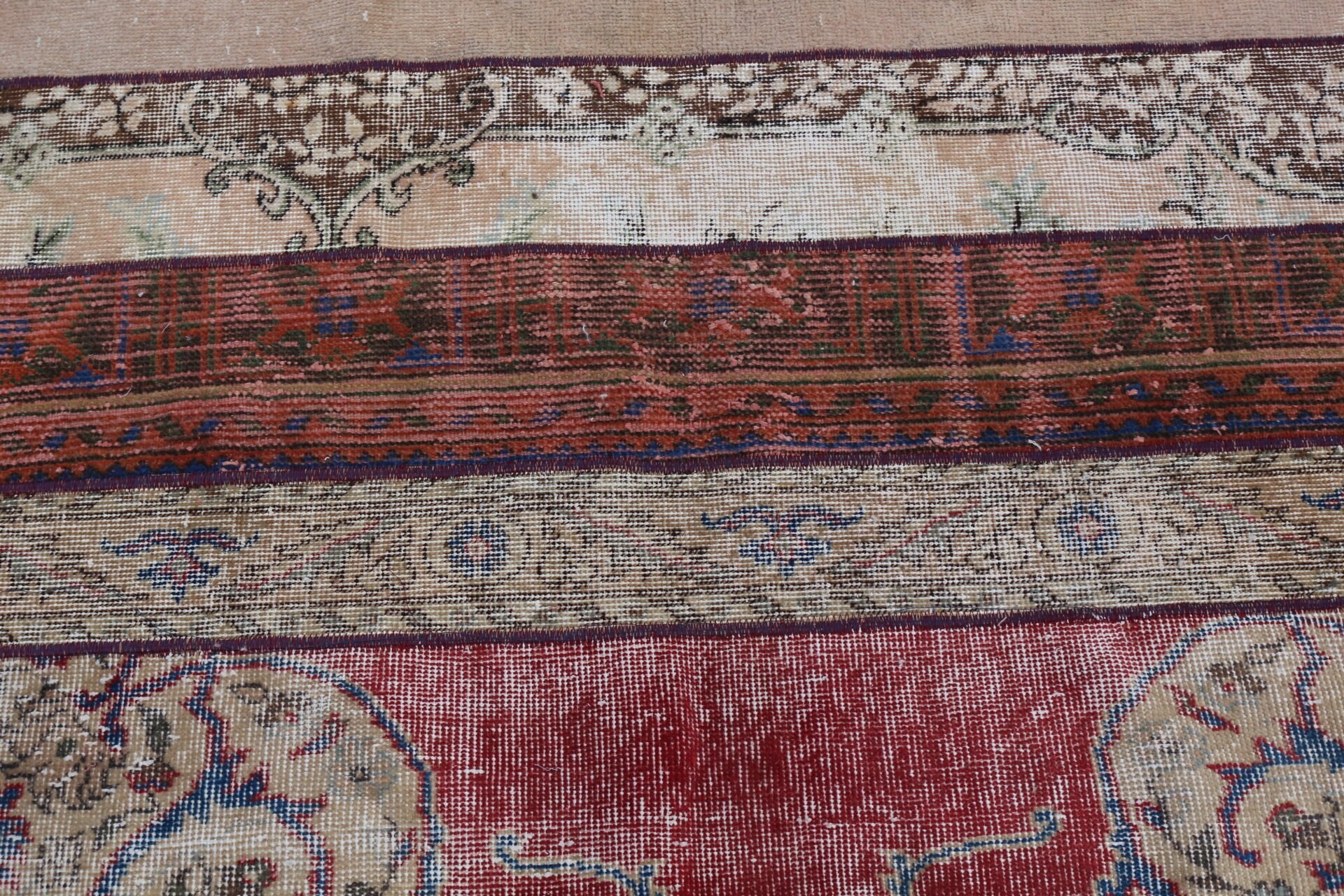 Araba Mat Halısı, Sanat Halısı, 3.2x4.2 ft Küçük Halı, Kapı Paspası Halısı, Gökkuşağı Anadolu Halısı, Vintage Halılar, Ev Dekorasyonu Halısı, Türk Halısı