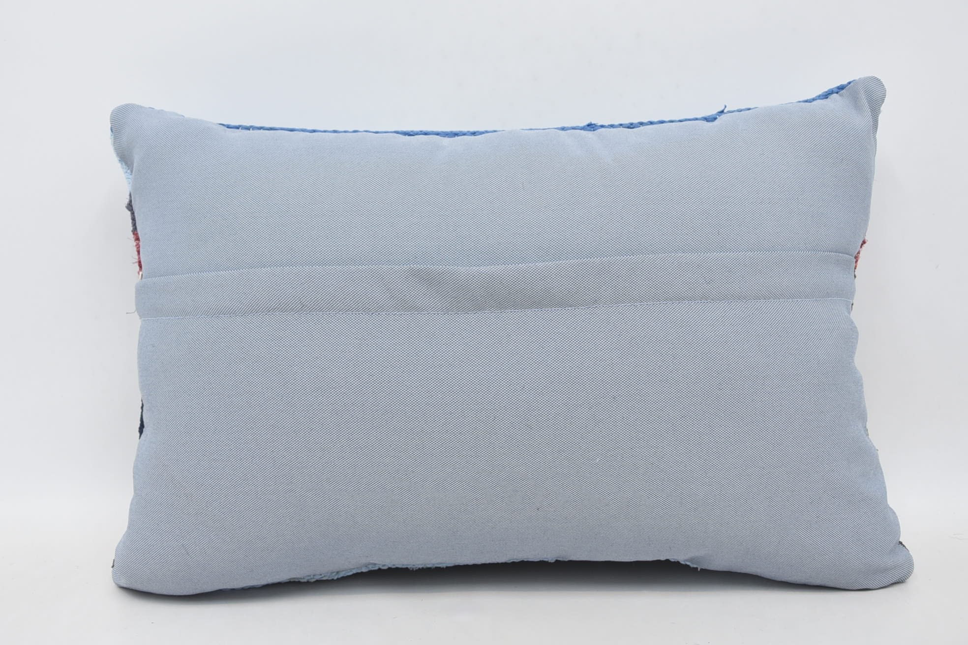 16"x24" Blue Cushion, Couch Cushion Case, Ethnical Kilim Rug Pillow, Gift Pillow, Home Decor Pillow, Vintage Pillow Case, Couch Cushion