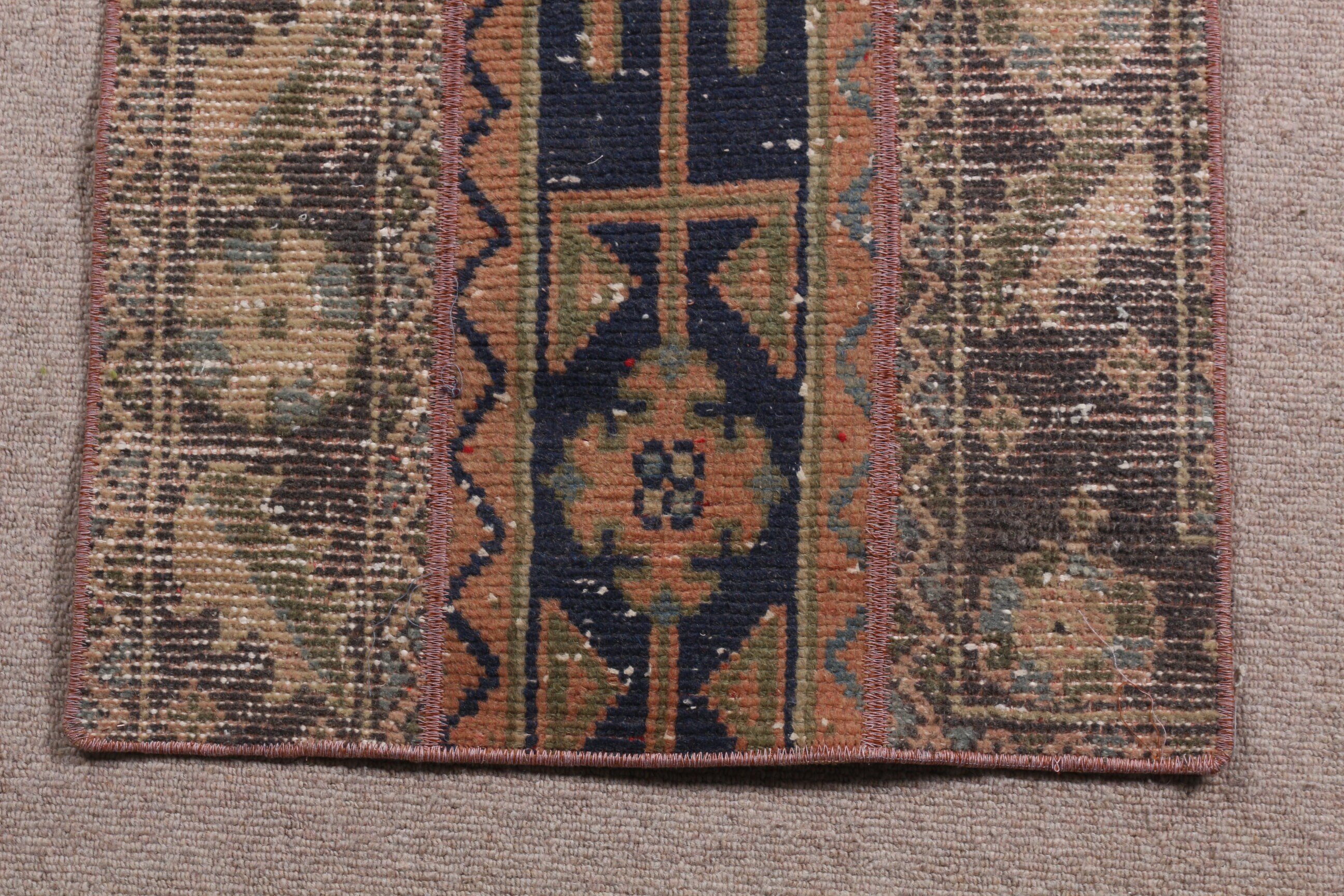 Beige Home Decor Rugs, Vintage Rug, Oriental Rugs, Bathroom Rug, Turkish Rug, 1.8x3.6 ft Small Rug, Anatolian Rug, Wall Hanging Rugs