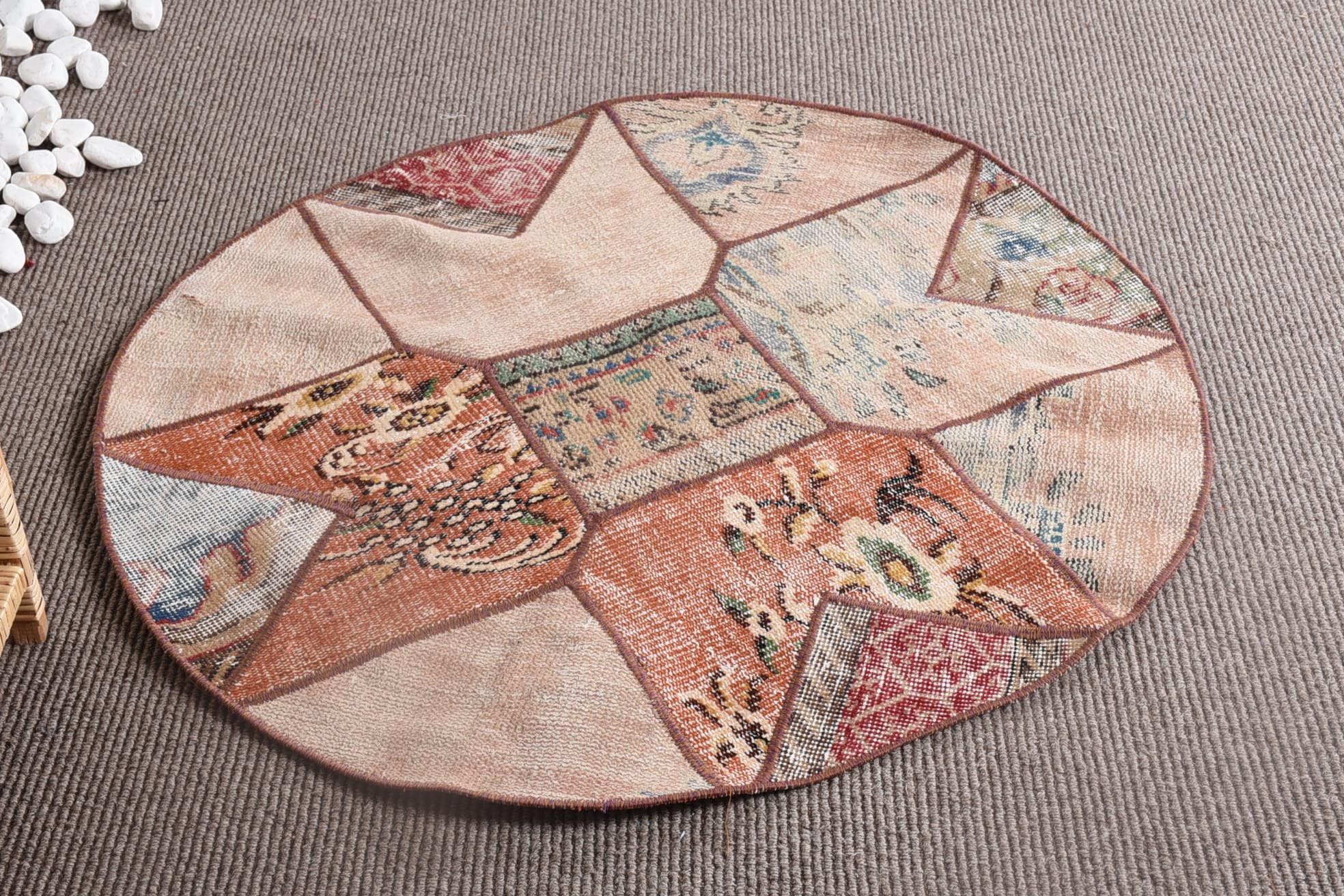 Rugs for Bedroom, 3.3x3.3 ft Small Rug, Colorful Rug, Nomadic Rugs, Floor Rugs, Wall Hanging Rugs, Turkish Rug, Kitchen Rugs, Vintage Rug