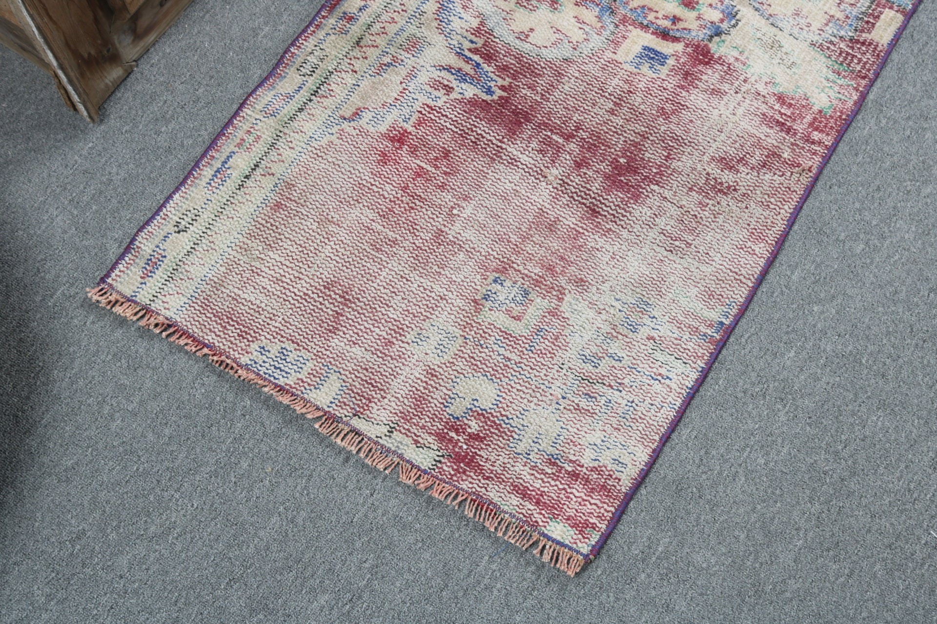 Vintage Rug, Neutral Rug, Luxury Rugs, Small Boho Rugs, Car Mat Rug, Kitchen Rug, 1.9x3.4 ft Small Rugs, Turkish Rugs, Purple Modern Rug