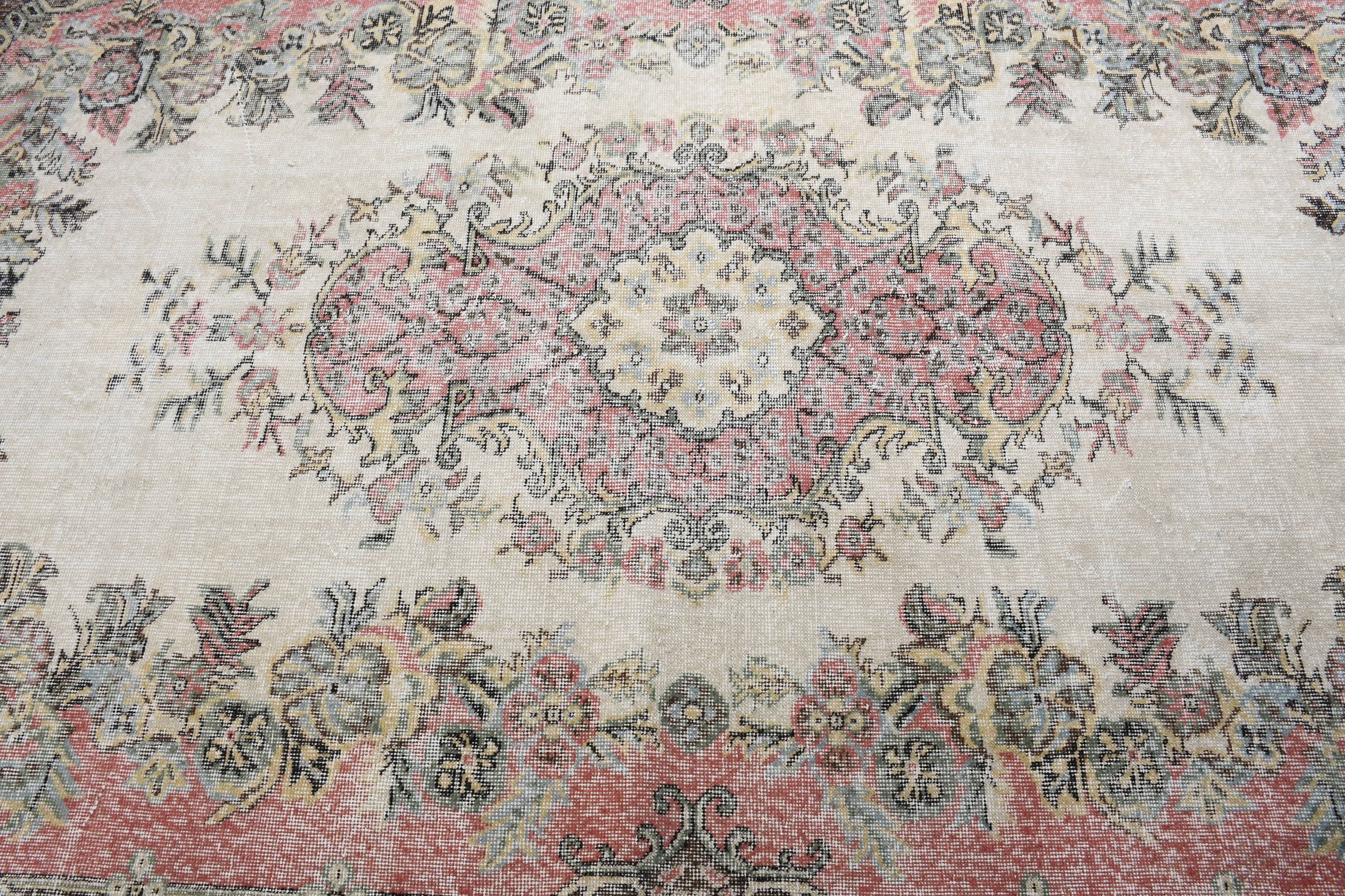 Mutfak Halısı, Yatak Odası Halıları, Salon Halısı, Bej 5.4x9.2 ft Büyük Halı, Türk Halıları, Vintage Halılar, Dekoratif Halı, Yer Halısı