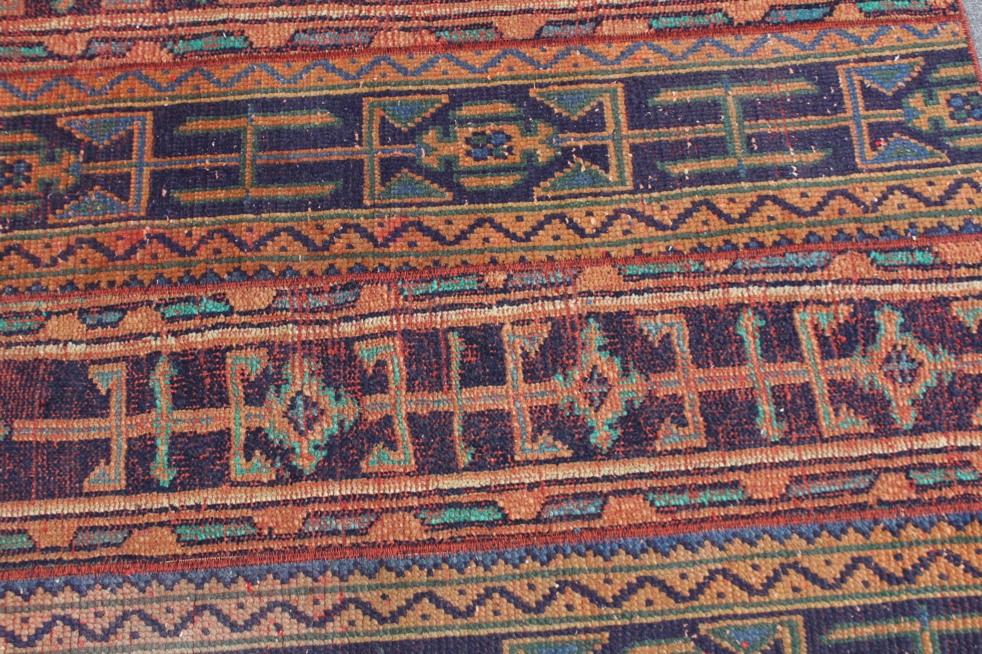 3.4x3.7 ft Küçük Halı, Araba Paspas Halıları, Türkiye Halısı, Türk Halısı, Vintage Halılar, Havalı Halılar, Mavi Fas Halısı, Duvara Asılı Halılar, Antika Halı