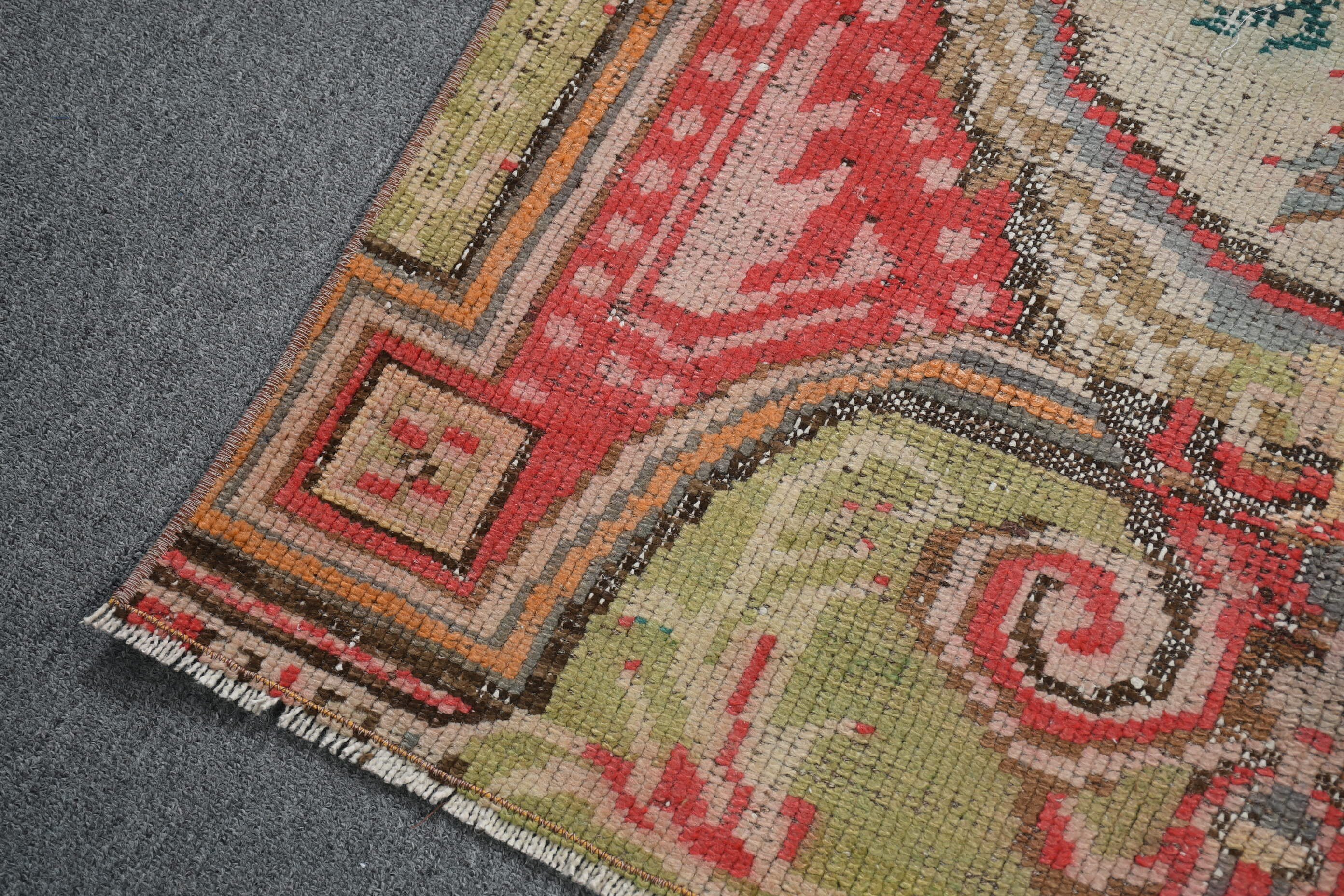 Turkish Rugs, Beige  3.1x5.8 ft Accent Rug, Vintage Rugs, Bedroom Rugs, Nursery Rug, Kitchen Rugs, Antique Rug, Dorm Rugs