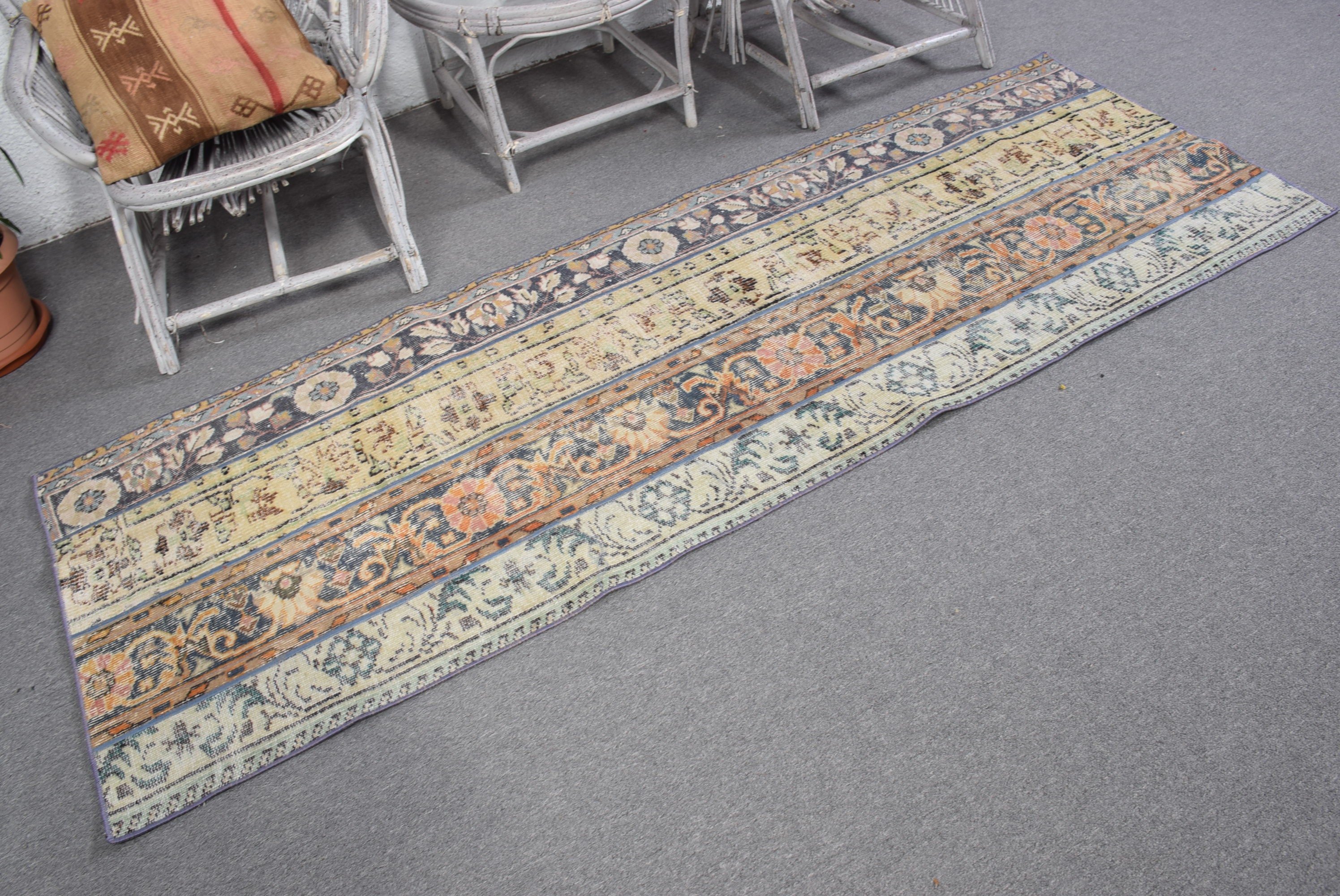 Koridor Halısı, Yeşil Mutfak Halısı, Vintage Halılar, Koridor Halıları, 2.8x8.1 ft Runner Halısı, Ev Dekor Halısı, Yatak Odası Halısı, Türk Halısı, Retro Halı