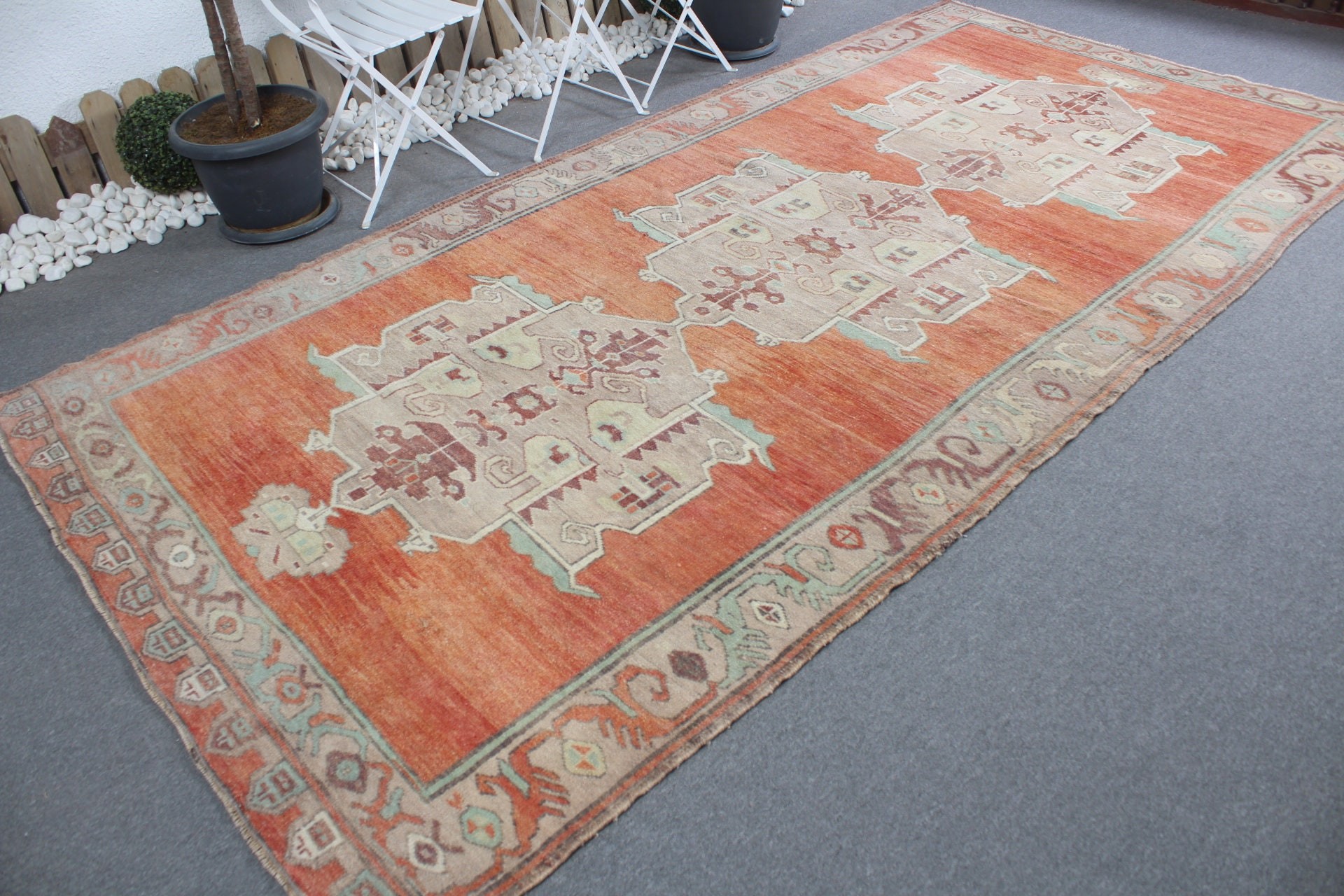 Dining Room Rug, Aztec Rug, Salon Rug, Floor Rug, 5.7x11.8 ft Large Rug, Wool Rug, Vintage Rug, Red Floor Rug, Rugs for Salon, Turkish Rug