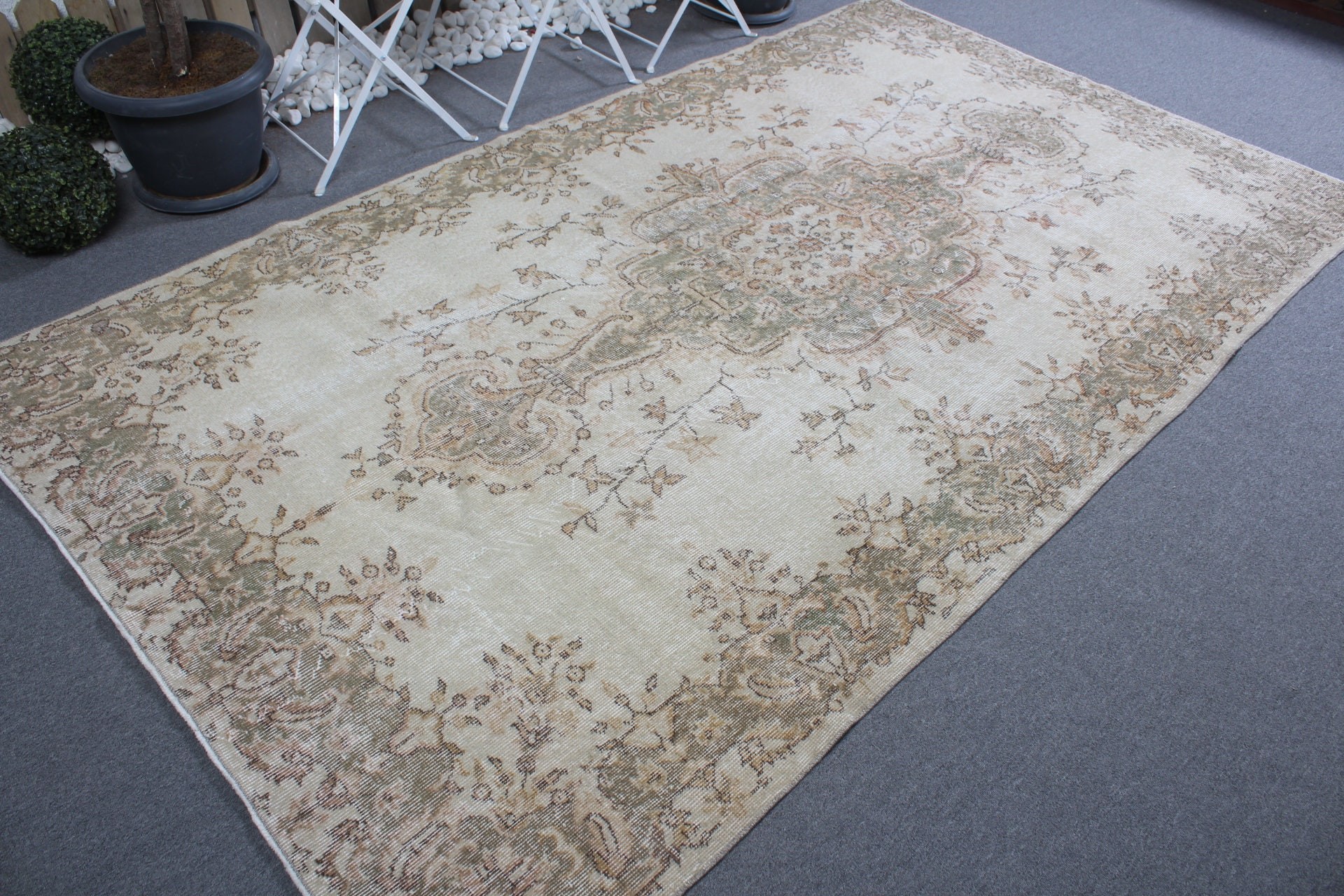 Beige Bedroom Rug, Rugs for Bedroom, Turkish Rug, Moroccan Rugs, Oriental Rugs, 5.4x9.6 ft Large Rug, Old Rug, Vintage Rug, Living Room Rug