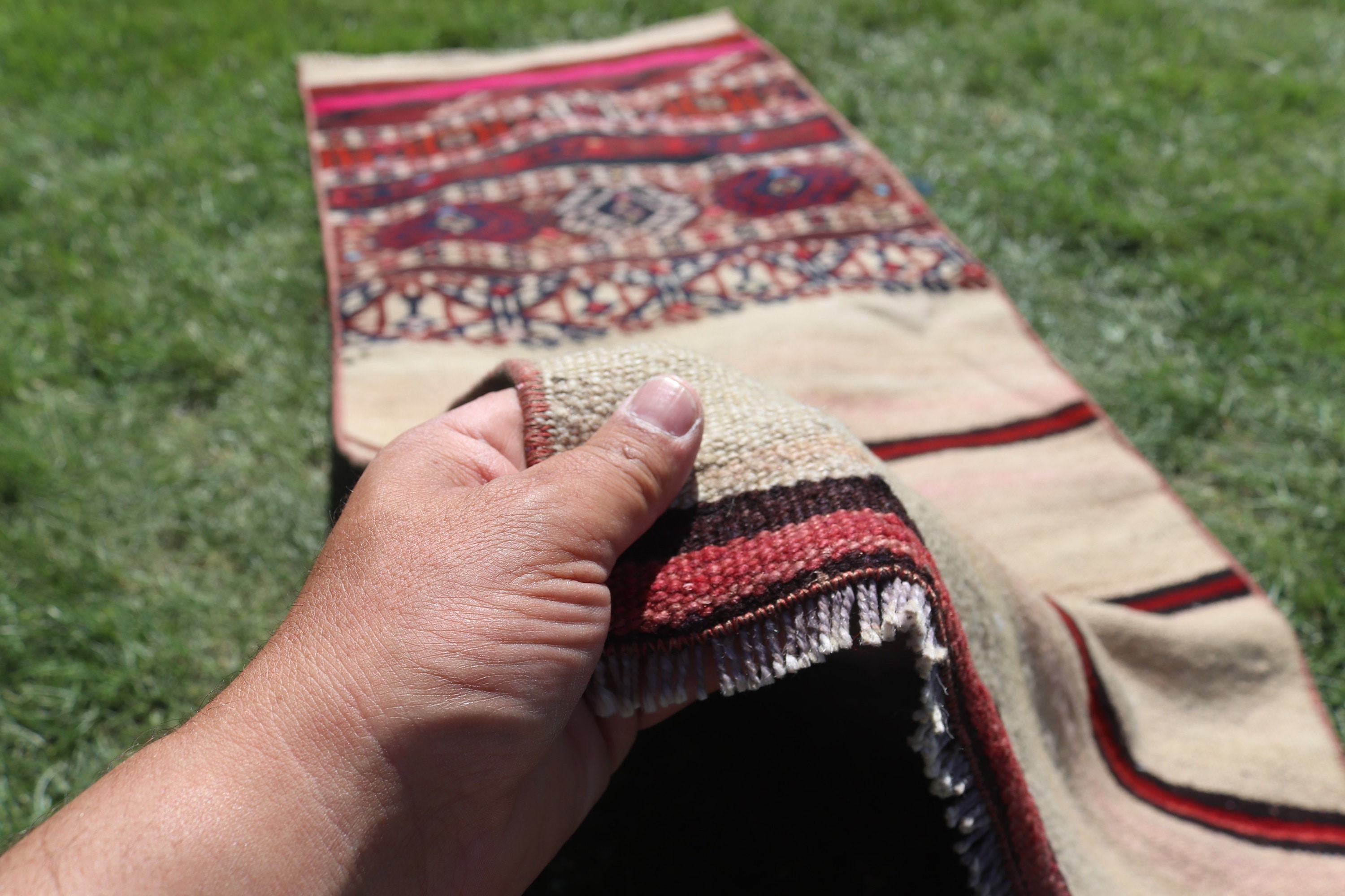 Corridor Rug, Turkish Rugs, Red Cool Rugs, Vintage Rug, Kilim, Oriental Rugs, Hallway Rug, Boho Rugs, 2.1x5.3 ft Runner Rugs