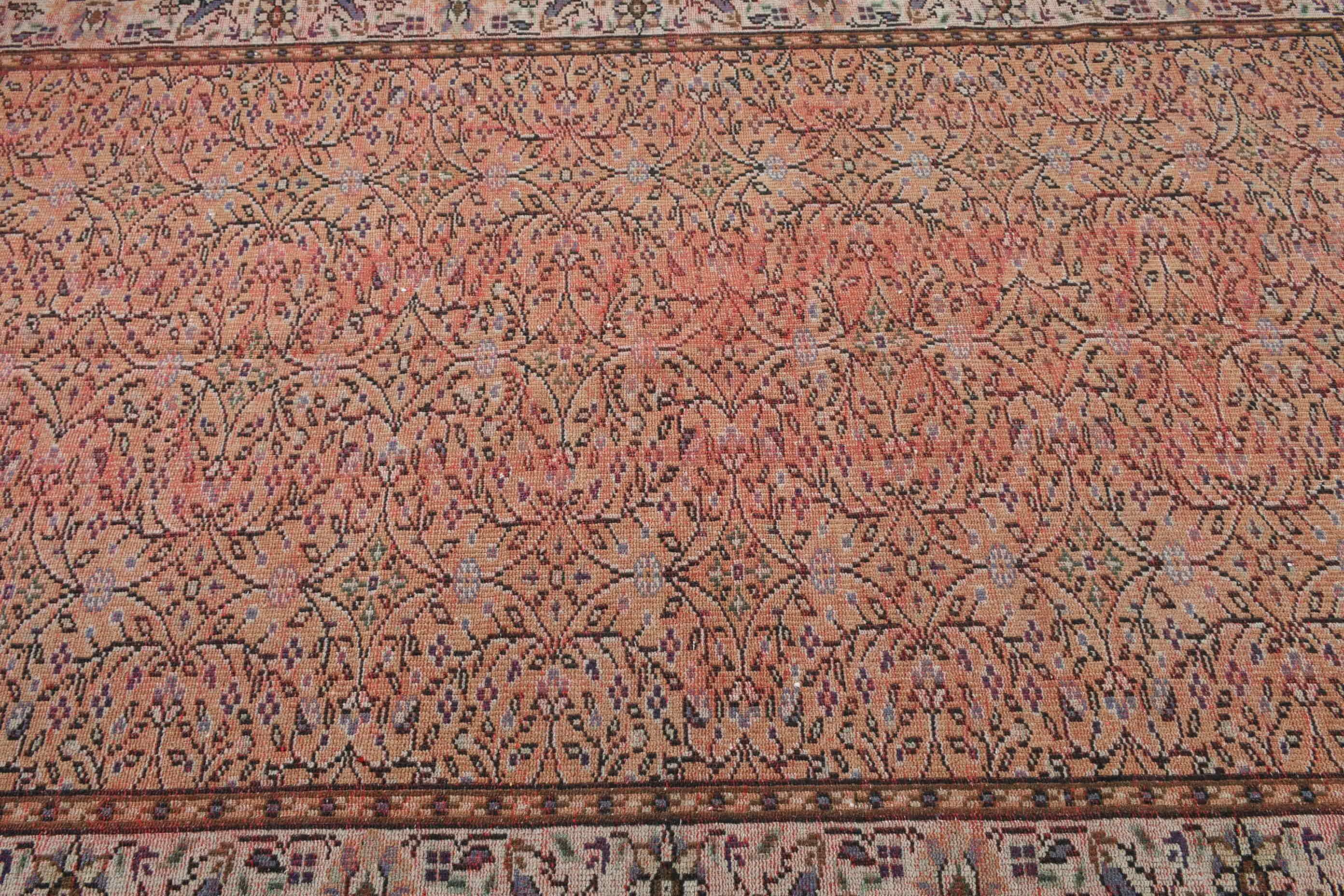 Yemek Odası Halıları, Oturma Odası Halısı, Kırmızı Ev Dekor Halısı, Yatak Odası Halısı, Türk Halıları, 5.7x8.9 ft Büyük Halılar, Vintage Halı