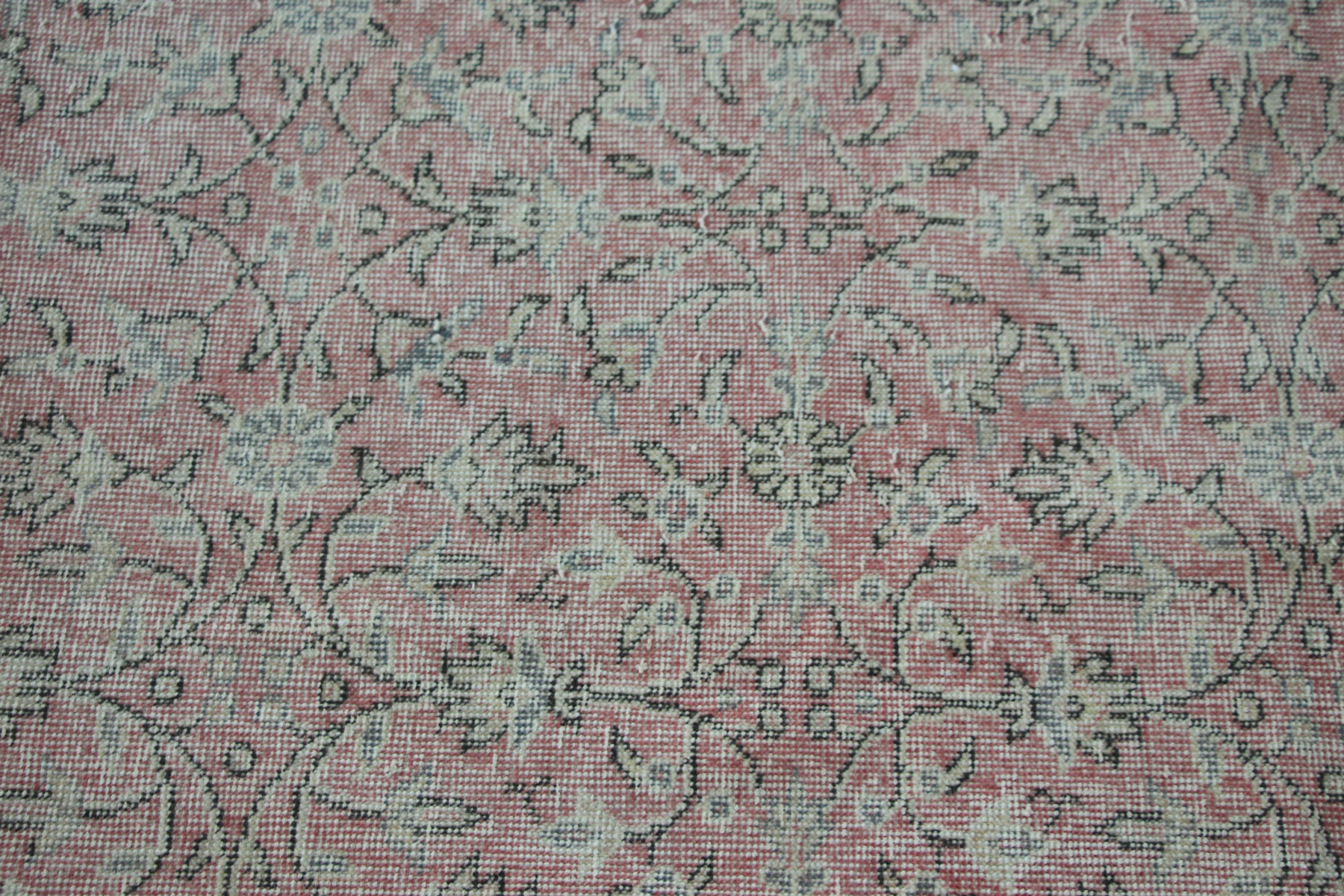 Cool Halı, 2.8x9.8 ft Runner Halı, Türk Halısı, Vintage Halılar, Koridor Halıları, Merdiven Halıları, Ev Dekor Halısı, Koridor Halısı, Pembe Yer Halısı