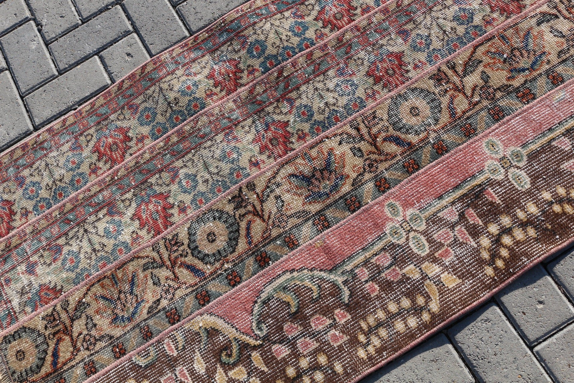 Vintage Rug, Bedroom Rug, Kitchen Rug, Bath Rugs, Door Mat Rugs, Office Rugs, 2.7x4.3 ft Small Rug, Turkish Rugs, Brown Home Decor Rugs