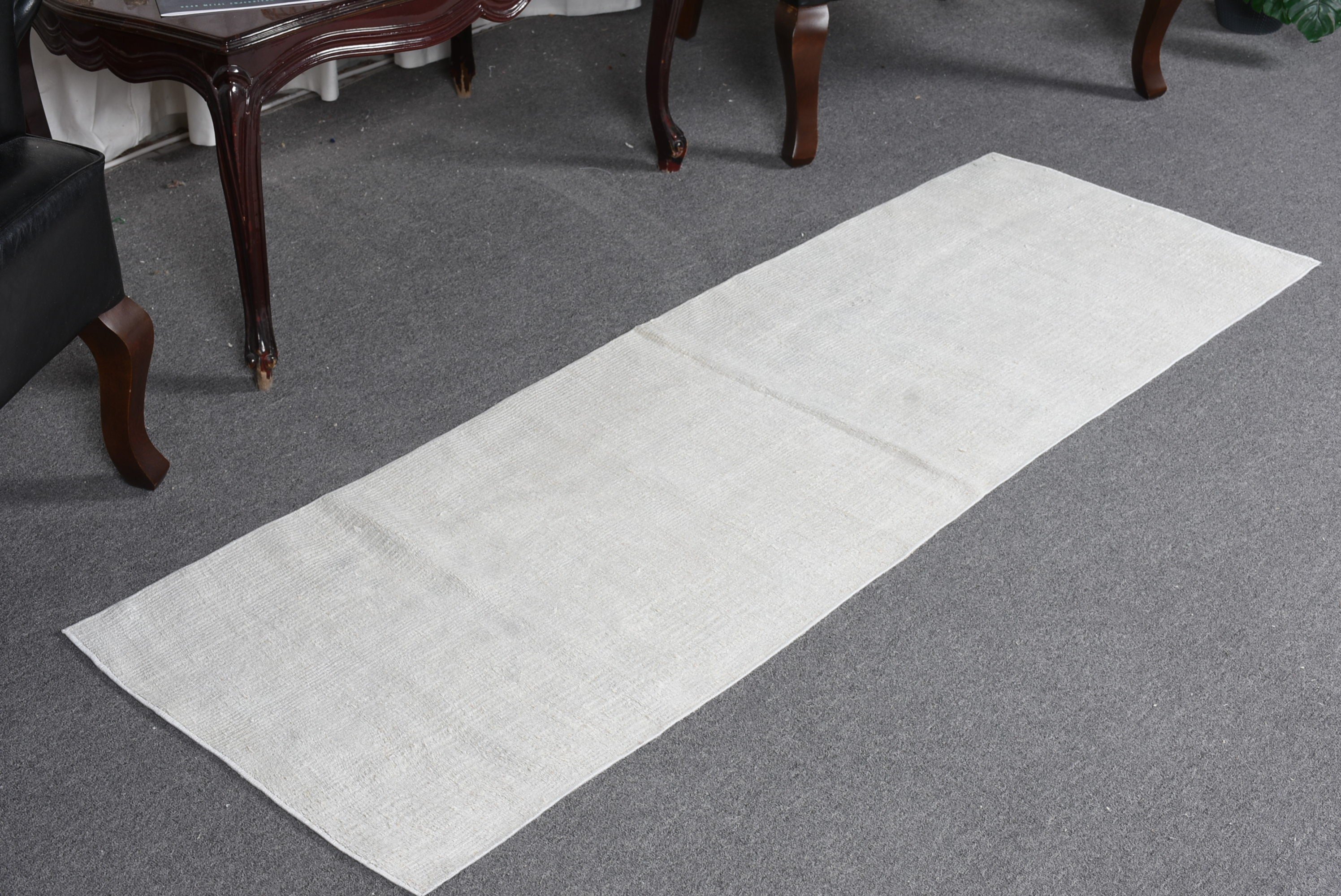 Runner Halıları, Mutfak Halısı, Türk Halıları, Vintage Halı, Merdiven Halısı, Yer Halısı, Beyaz Oushak Halısı, Koridor Halısı, 1.8x5.5 ft Runner Halısı