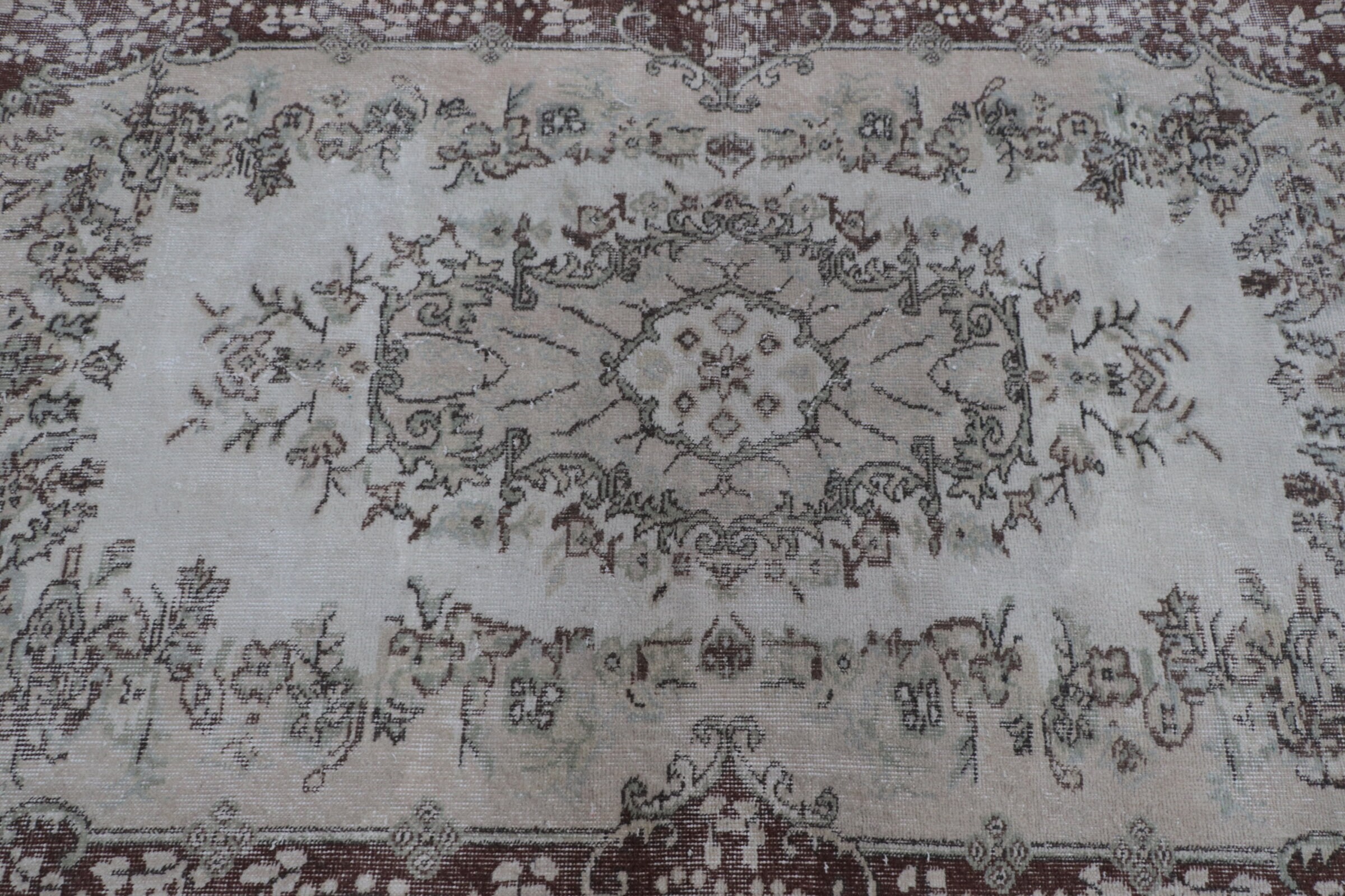 Vintage Halılar, Yün Halı, 3,6x6,5 ft Accent Halı, Mutfak Halıları, Bej Yün Halı, Çocuk Odası Halısı, Türk Halısı, Çocuk Odası Halıları, Harika Halılar