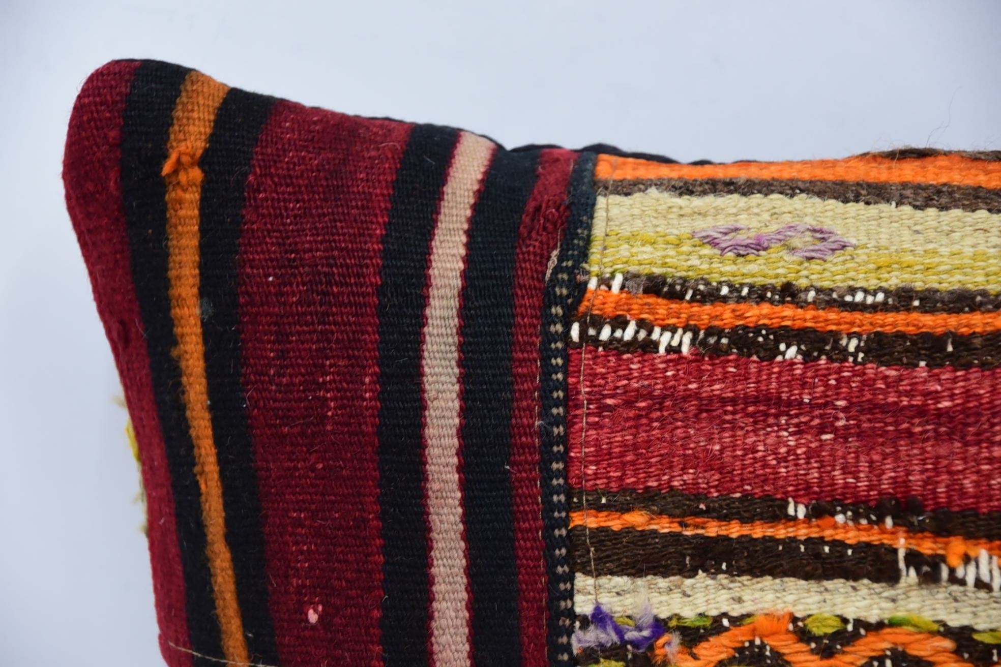 Aztec Cushion Cover, Boho Pillow Sham Cover, Boho Pillow, Home Decor Pillow, Turkish Rugs Cushion Cover, 16"x24" Beige Cushion