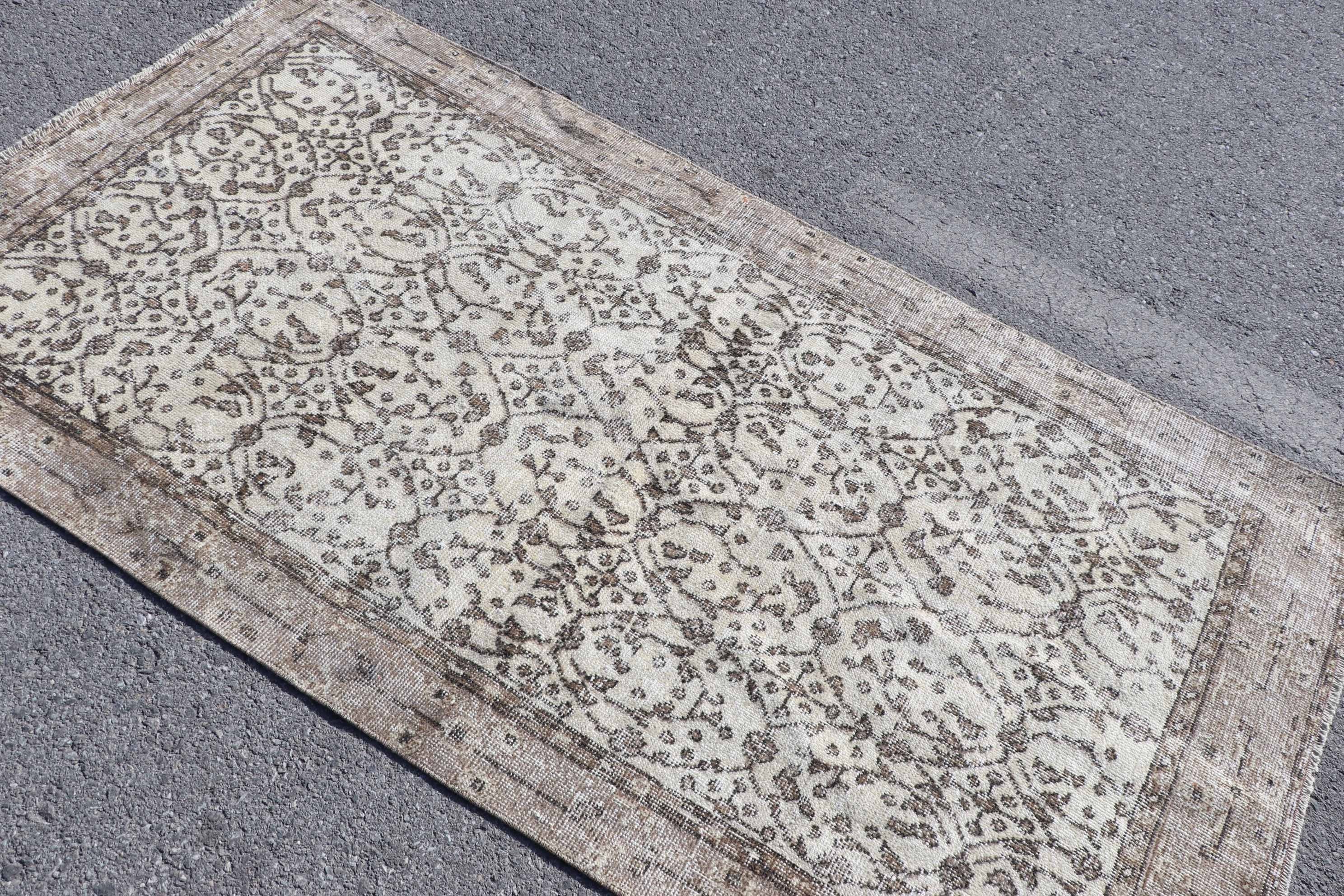 Natural Rug, Nursery Rugs, Bedroom Rugs, Turkish Rugs, Beige Oriental Rugs, Moroccan Rug, Vintage Rug, 3.5x6.6 ft Accent Rug, Oriental Rug