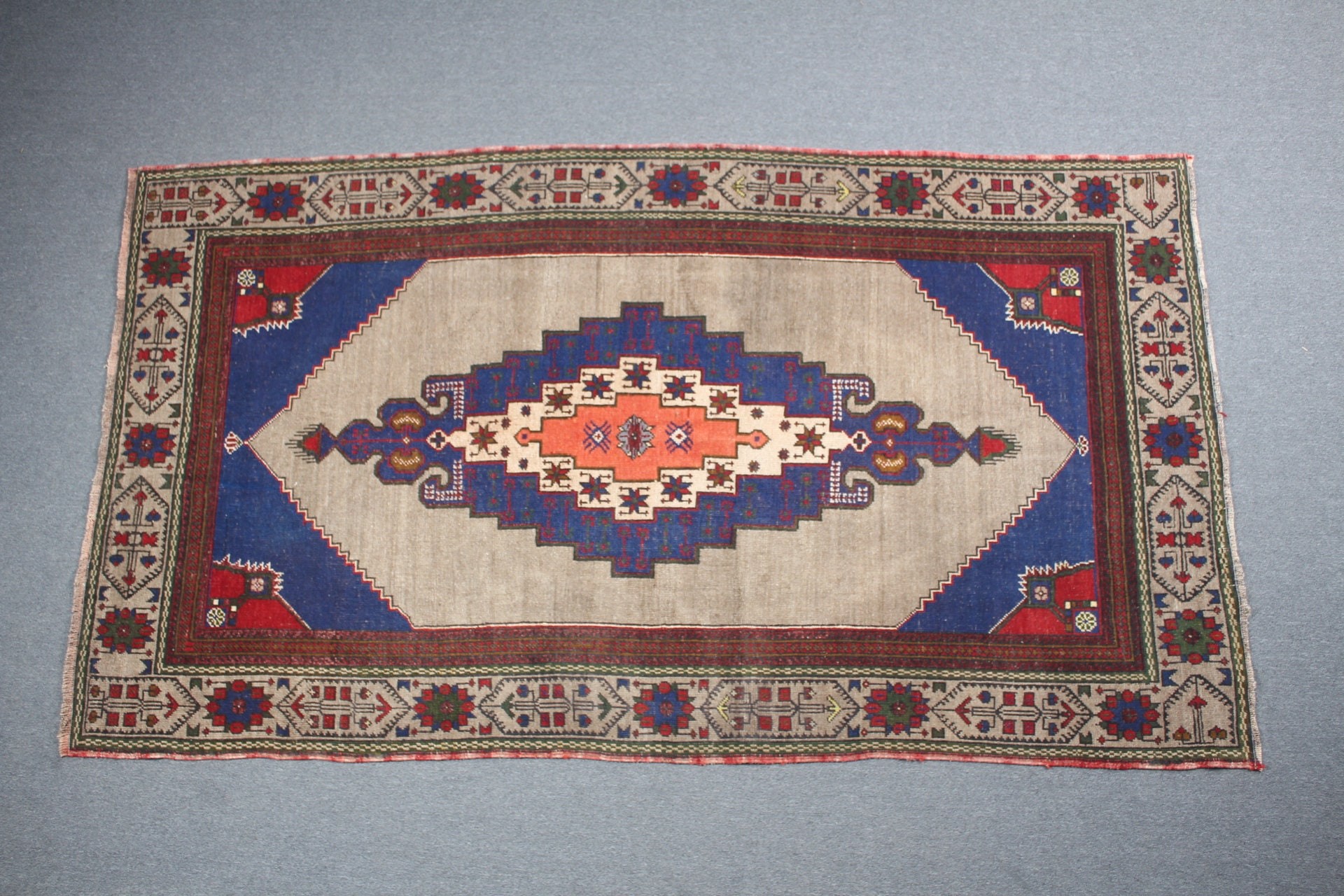 4.8x8.7 ft Büyük Halılar, Ev Dekor Halıları, Türk Halıları, Oturma Odası Halısı, Fas Halısı, Yemek Odası Halıları, Bej Ev Dekor Halısı, Vintage Halı