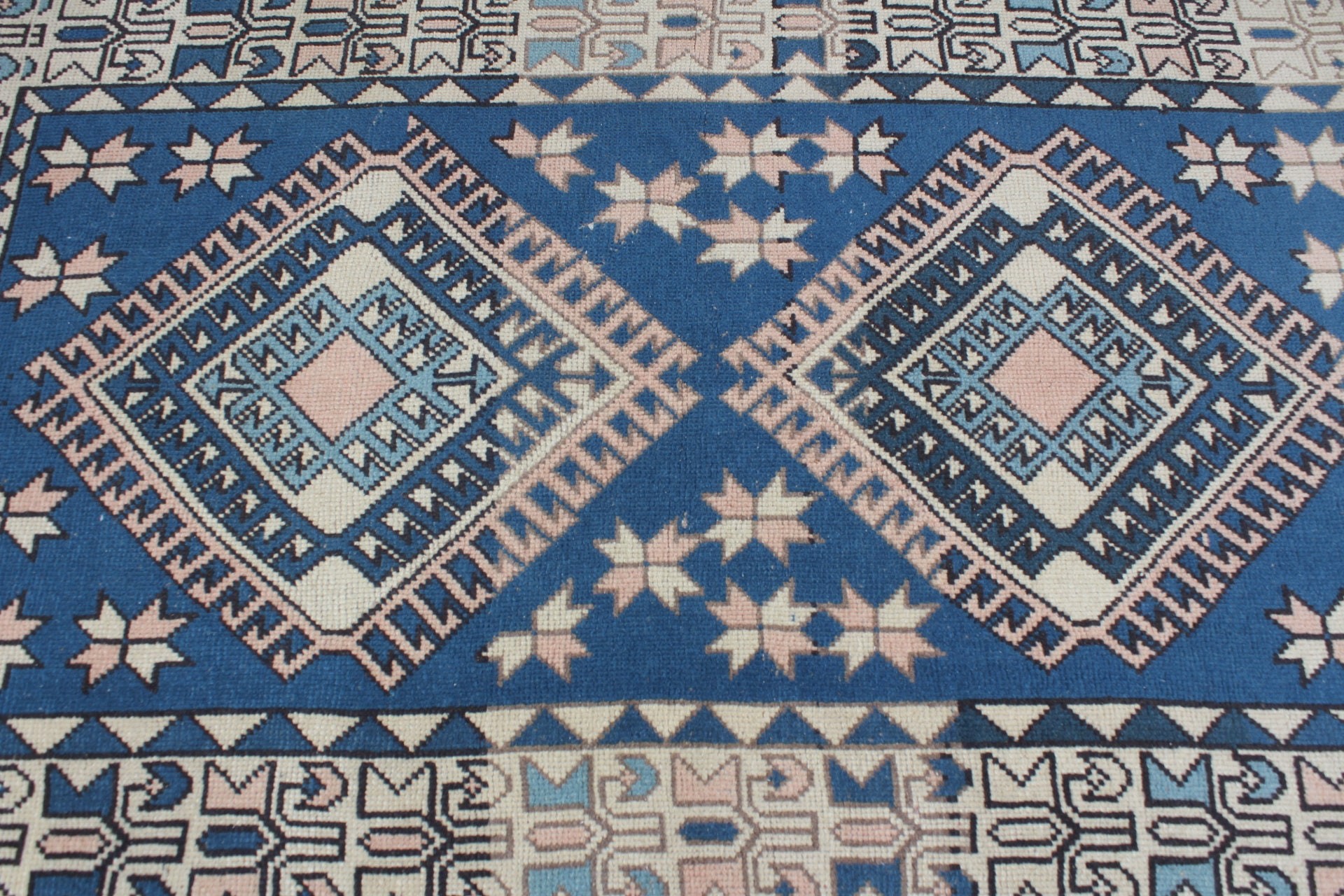 Antique Rugs, Vintage Rugs, Nursery Rug, Aztec Rug, Blue Floor Rug, Home Decor Rugs, 3.7x6.4 ft Accent Rugs, Turkish Rug, Kitchen Rug