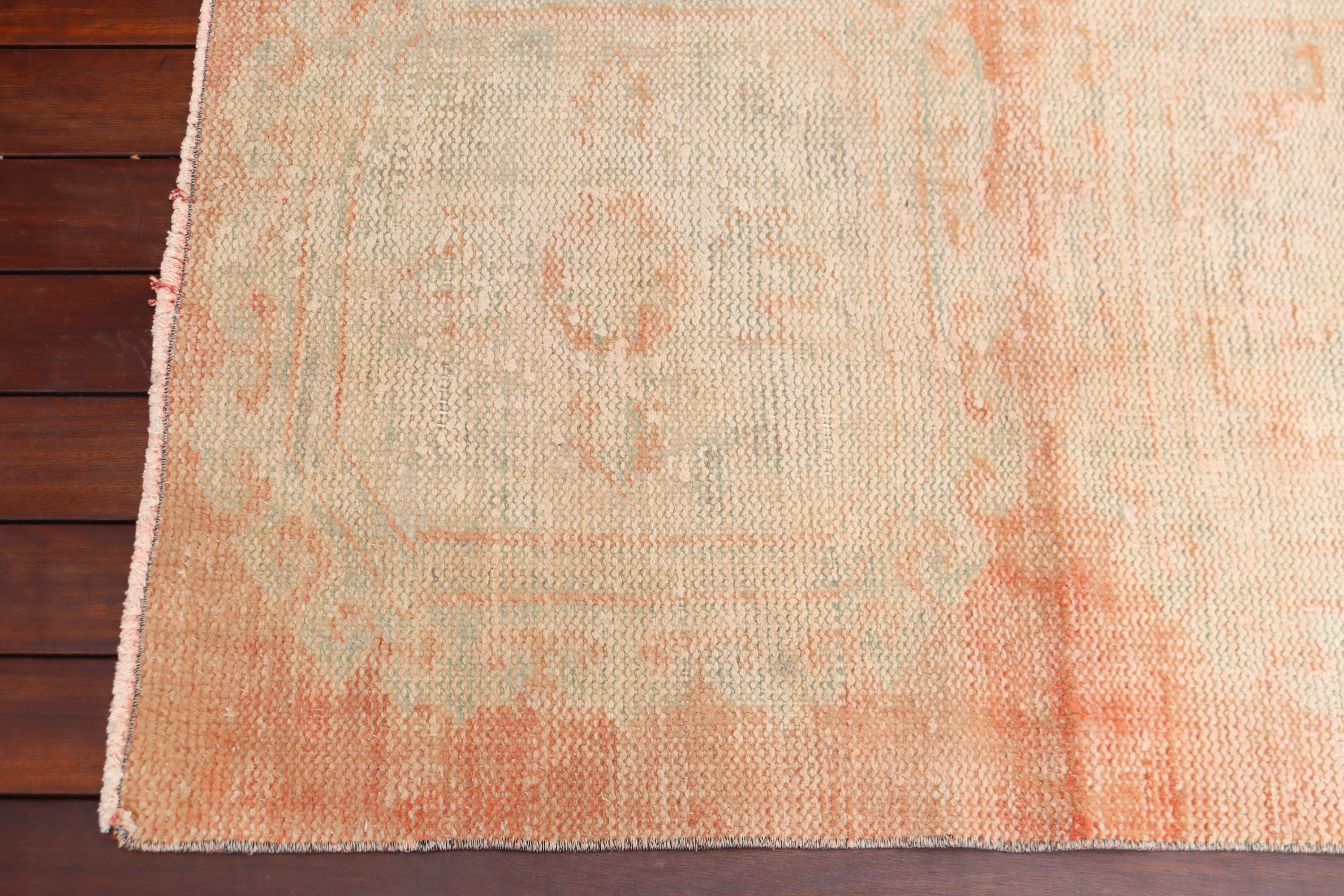 Vintage Rugs, 2.7x3.9 ft Small Rugs, Aesthetic Rugs, Statement Rugs, Small Vintage Rugs, Orange Bedroom Rug, Turkish Rug, Home Decor Rugs