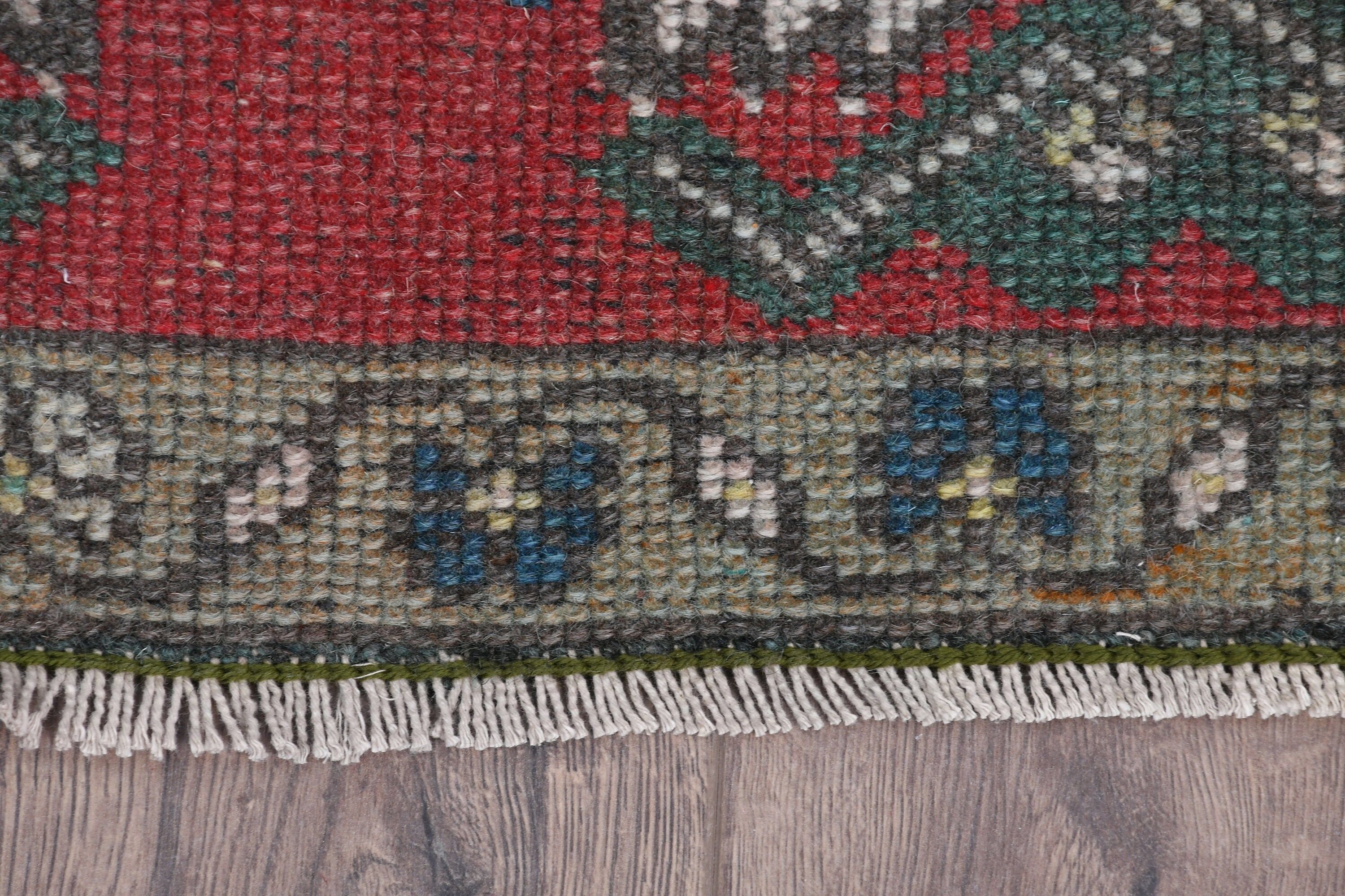 Kitchen Rug, Vintage Rug, Authentic Rug, Oushak Rugs, Bathroom Rugs, Turkish Rugs, Green Bedroom Rug, 1.8x3.2 ft Small Rug, Moroccan Rug