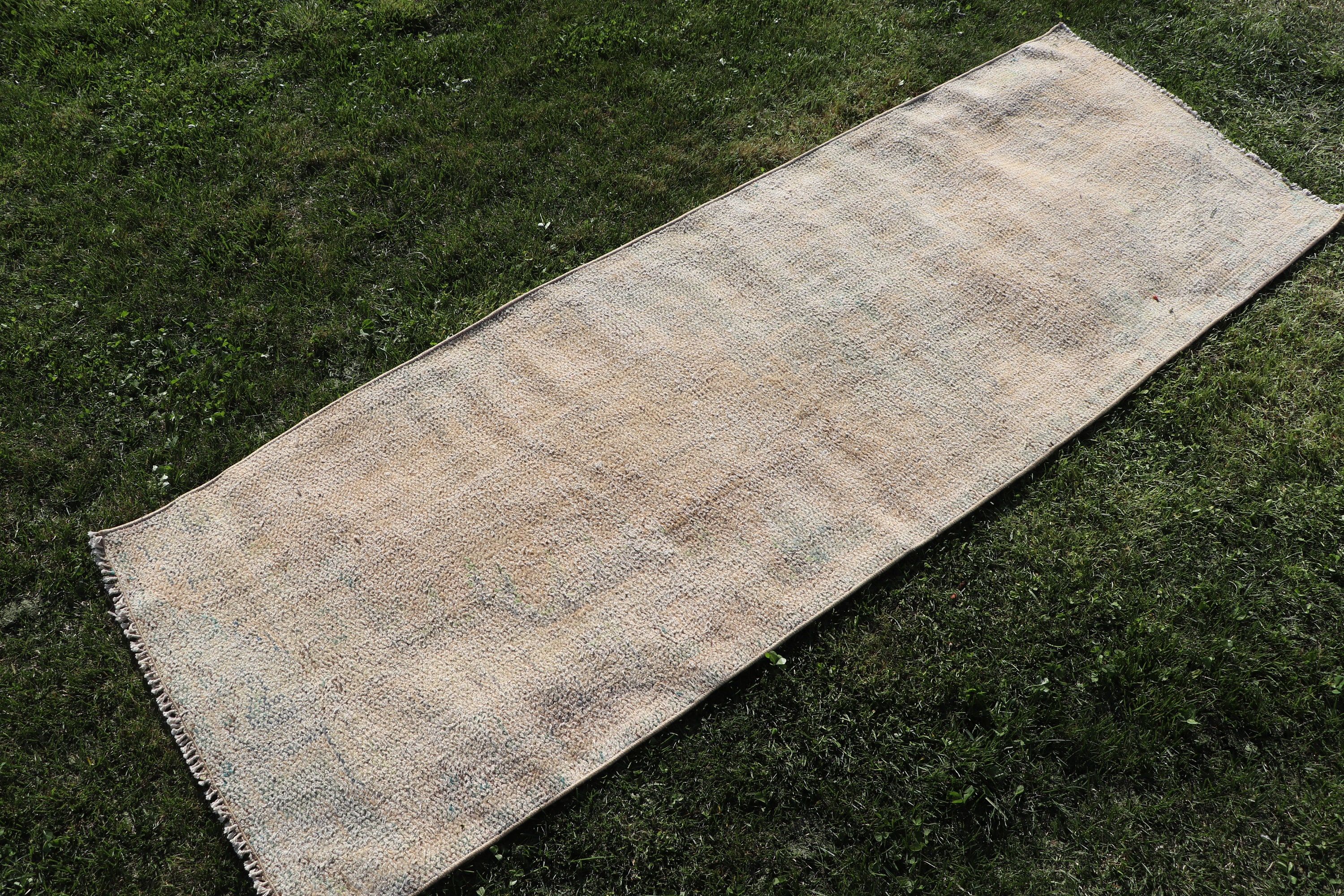 Vintage Rug, Vintage Runner Rugs, Kitchen Rugs, Handmade Rugs, 2.1x6 ft Runner Rug, Wool Rugs, Beige Floor Rugs, Antique Rugs, Turkish Rug