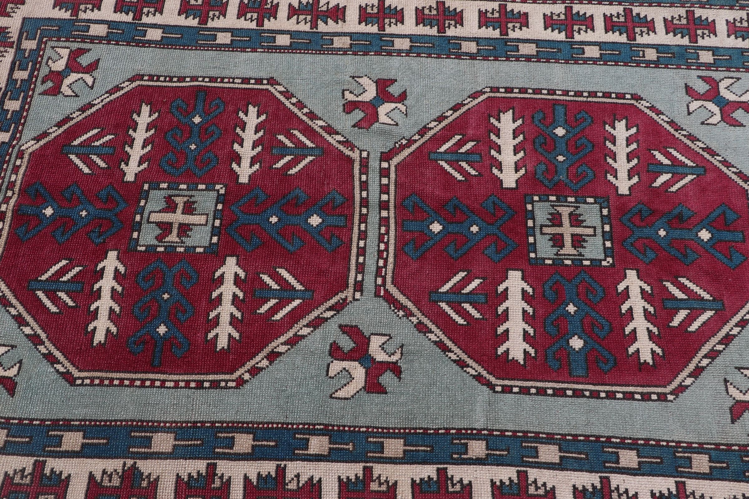 Anatolian Rug, Vintage Rugs, Rugs for Bedroom, 4.1x6.6 ft Area Rug, Indoor Rug, Nursery Rug, Red Anatolian Rugs, Turkish Rug, Wool Rug