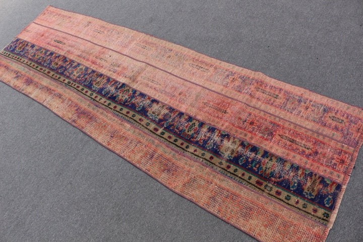 Koridor Halıları, Sanat Halısı, Türk Halısı, Koridor Halısı, Kırmızı 2,5x8 ft Runner Halısı, Vintage Halı, Oushak Halıları