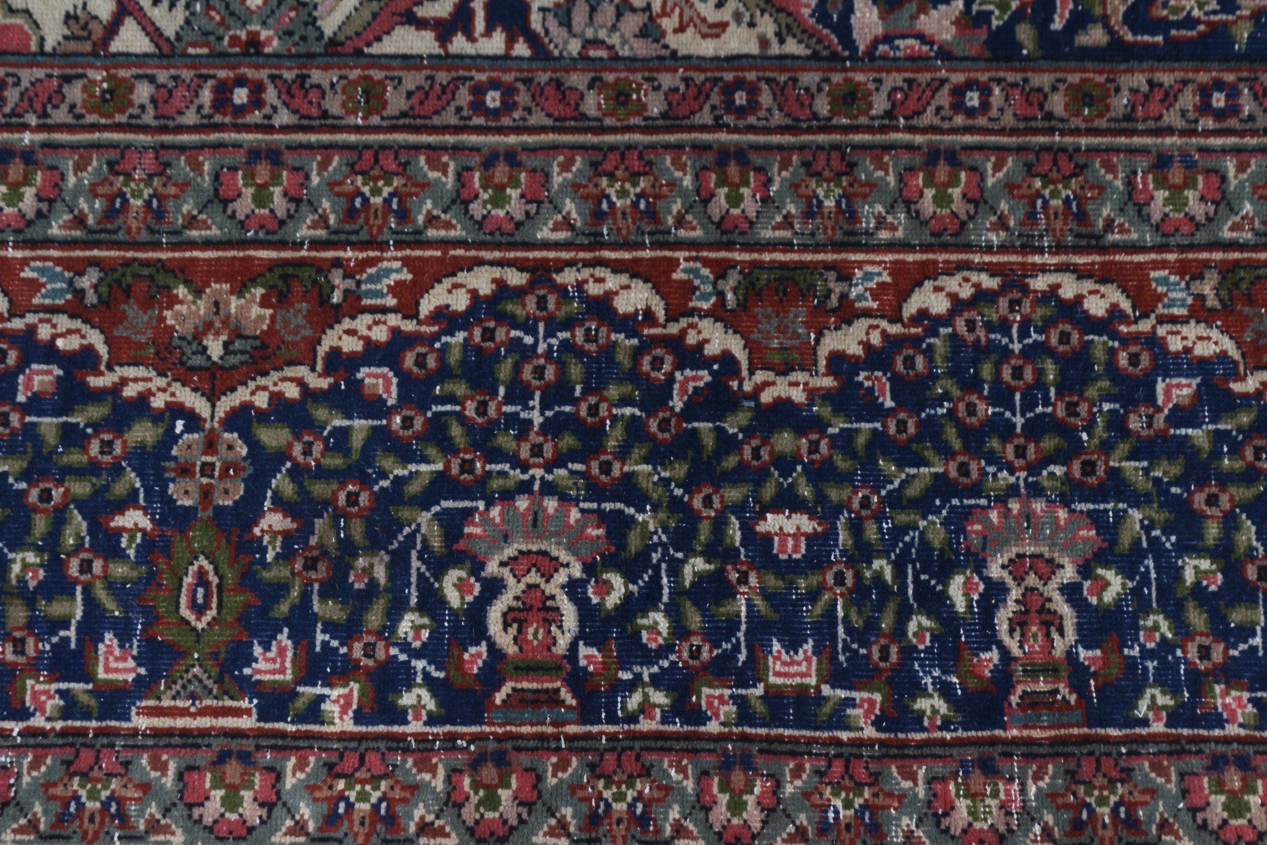 Mavi Fas Halıları, Eski Halılar, 1.5x2.8 ft Küçük Halılar, Türk Halısı, Vintage Halı, Kapı Paspası Halısı, Oryantal Halılar, Duvara Asılı Halı