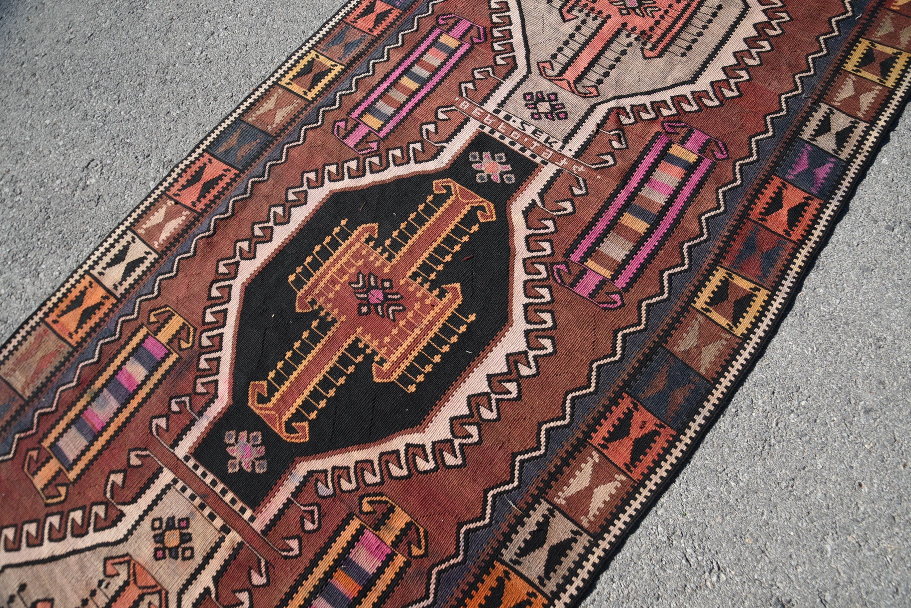 Koridor Halısı, Soğuk Halı, Kilim, Sessiz Halı, Türk Halısı, Vintage Halılar, Koridor Halıları, Vintage Dekor Halısı, Yer Halısı, 4,3x13,5 ft Yolluk Halıları