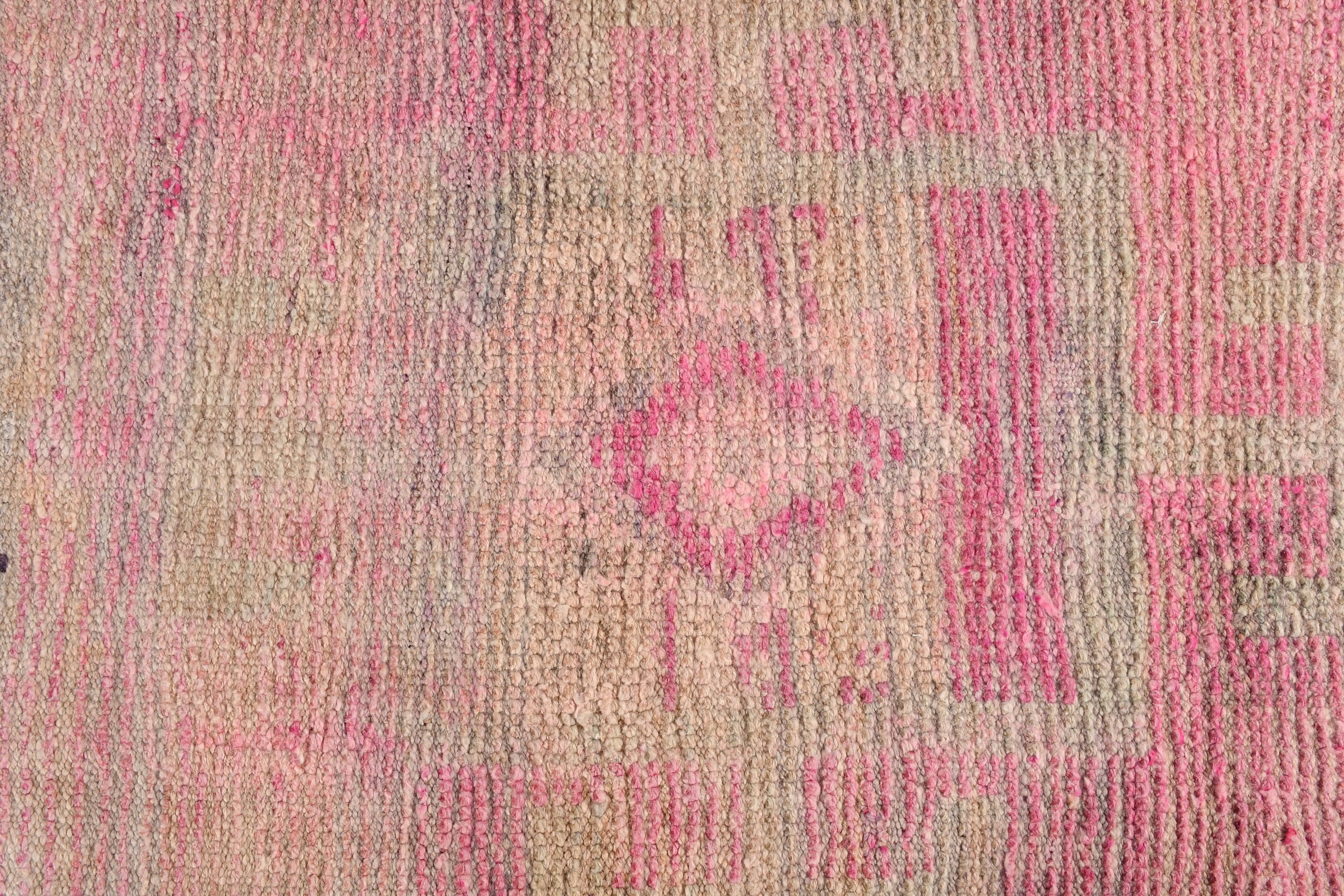 Turkey Rug, Bedroom Rug, Stair Rug, Rugs for Hallway, Vintage Rug, Turkish Rugs, Pink  2.6x8.8 ft Runner Rug