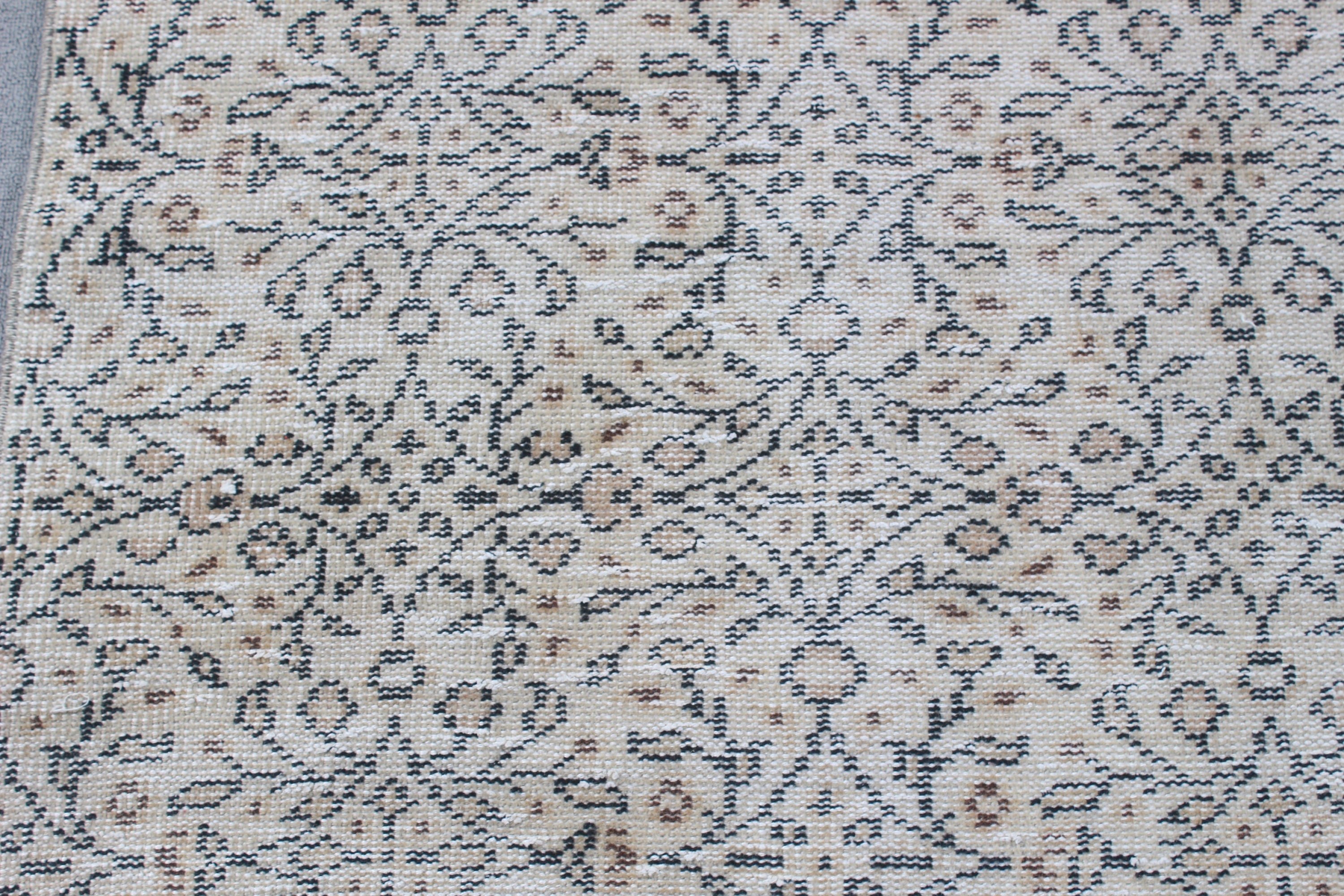 Cool Rugs, Rugs for Oushak Area, Luxury Rug, Turkish Rugs, Indoor Rugs, Office Rugs, Vintage Rug, Beige Floor Rugs, 4.6x8.2 ft Area Rug