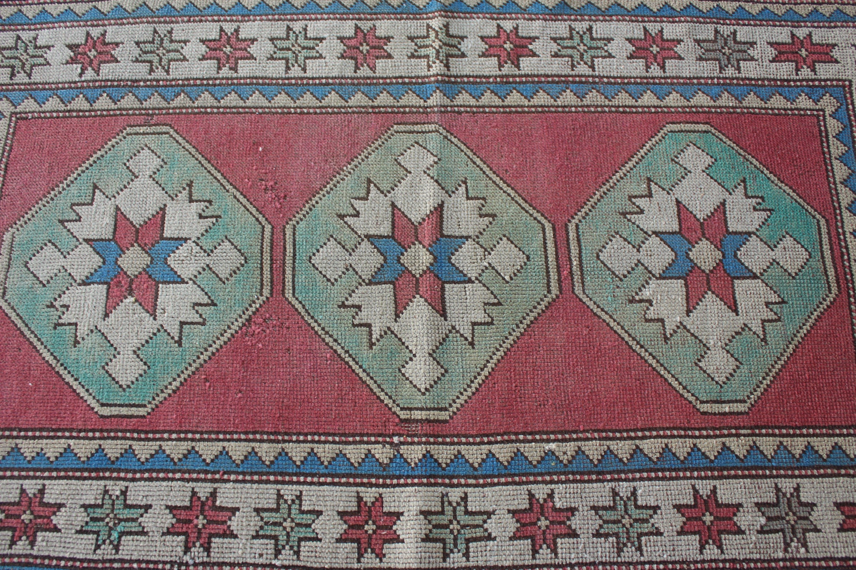 Pink Anatolian Rug, Rugs for Nursery, Entry Rug, Turkish Rugs, Handwoven Rug, 3.1x5.3 ft Accent Rug, Vintage Rugs, Oushak Rug, Kitchen Rug