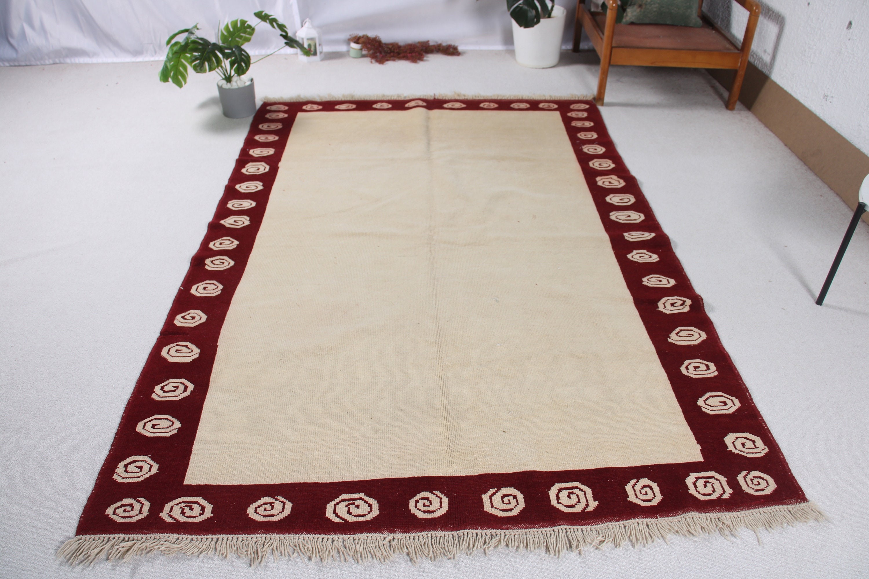 El Yapımı Halı, Türk Halısı, Oturma Odası Halısı, Bej Havalı Halılar, Vintage Halı, Mutfak Halısı, Anadolu Halısı, 5.2x7.5 ft Alan Halıları, Çocuk Halıları