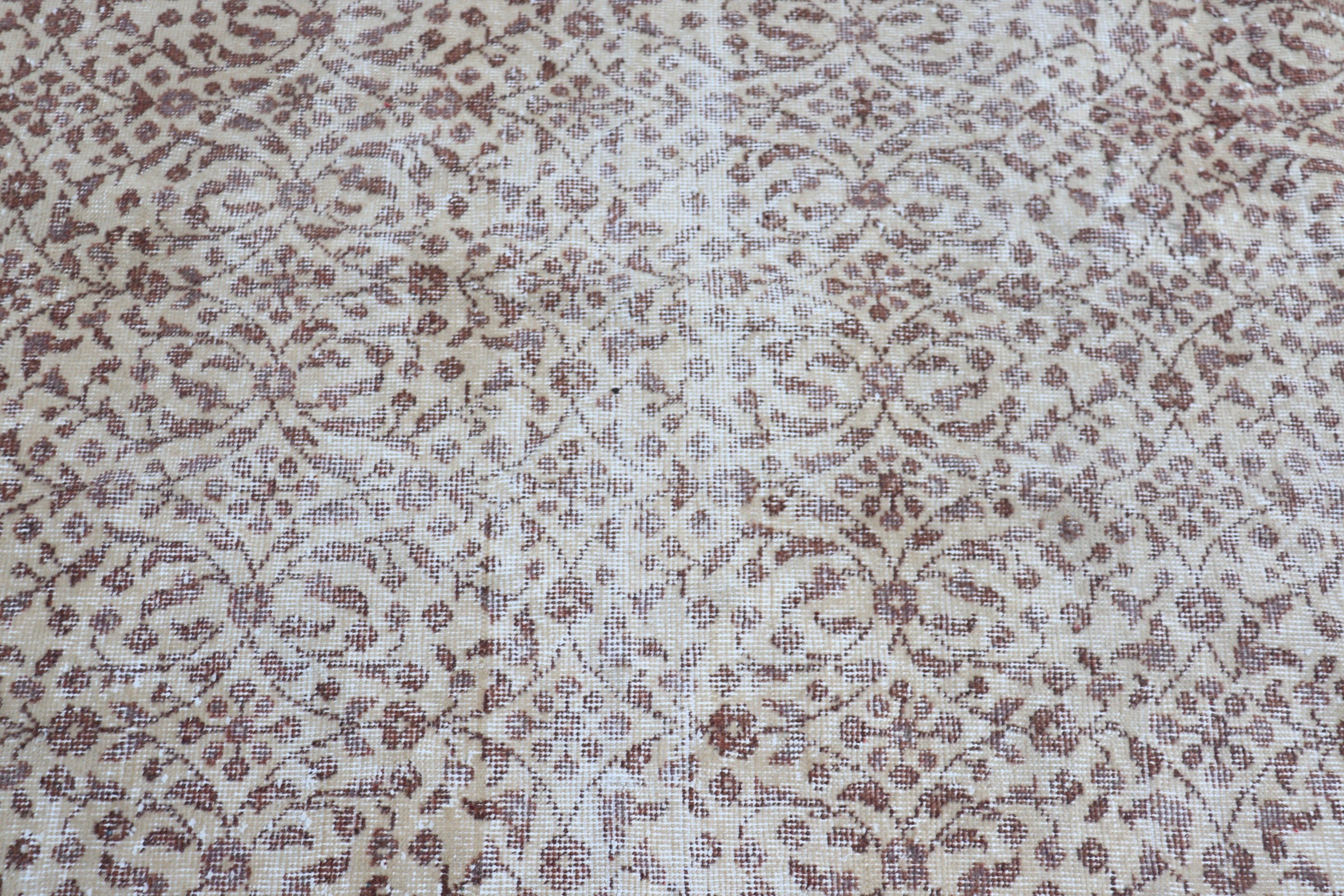 Living Room Rug, Rugs for Dining Room, Vintage Rug, Beige Bedroom Rugs, Antique Rugs, 5.2x8.6 ft Large Rug, Floor Rugs, Turkish Rugs