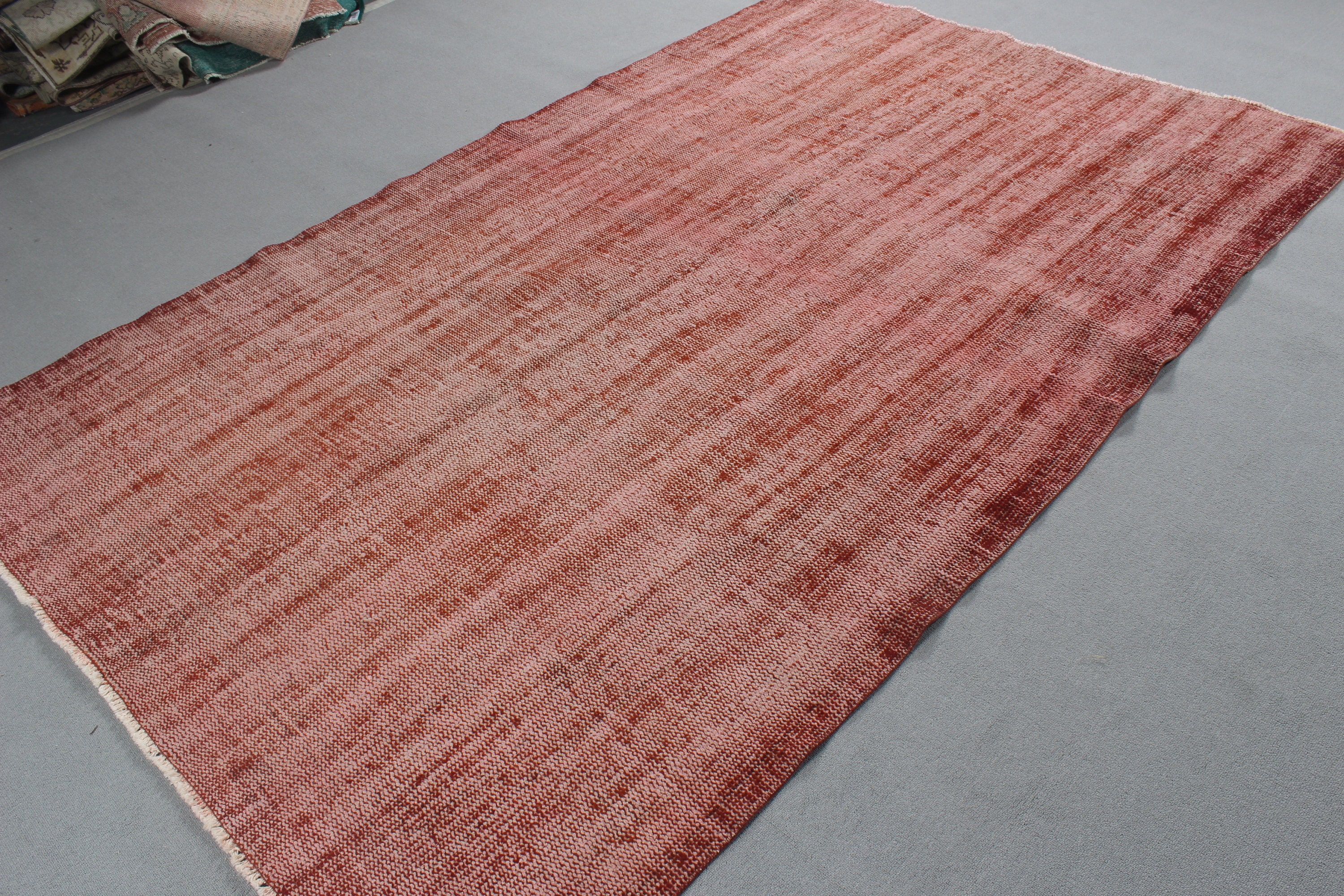 Large Oushak Rug, Moroccan Rugs, Bedroom Rugs, 5.5x8.8 ft Large Rug, Turkish Rugs, Living Room Rug, Pink Kitchen Rugs, Vintage Rugs