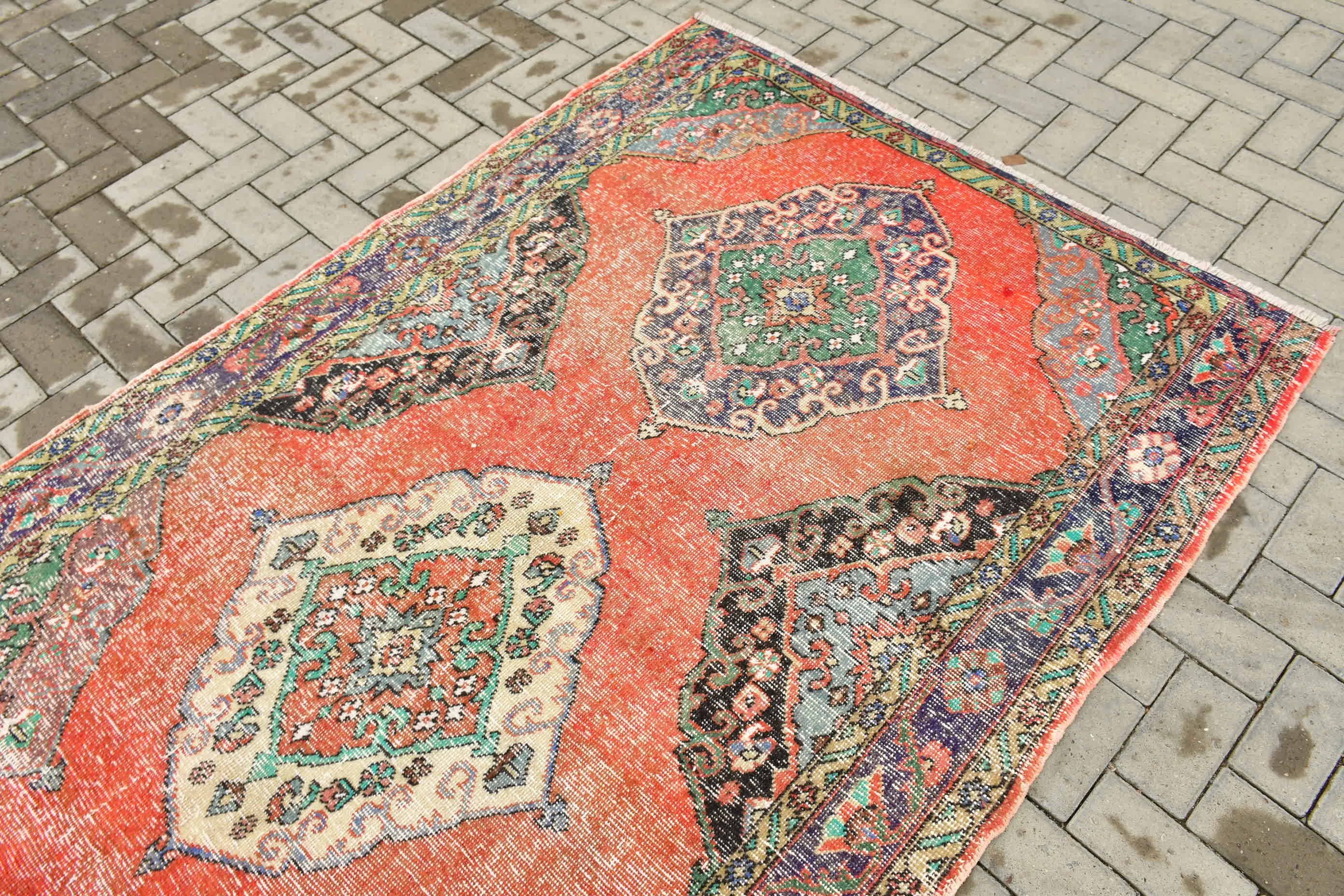 Yün Halılar, 4.8x8 ft Alan Halısı, Soğuk Halılar, Türk Halısı, Vintage Halılar, Mutfak Halıları, Oturma Odası Halısı, Kırmızı Soğuk Halı, Soluk Halı, Çocuk Halıları