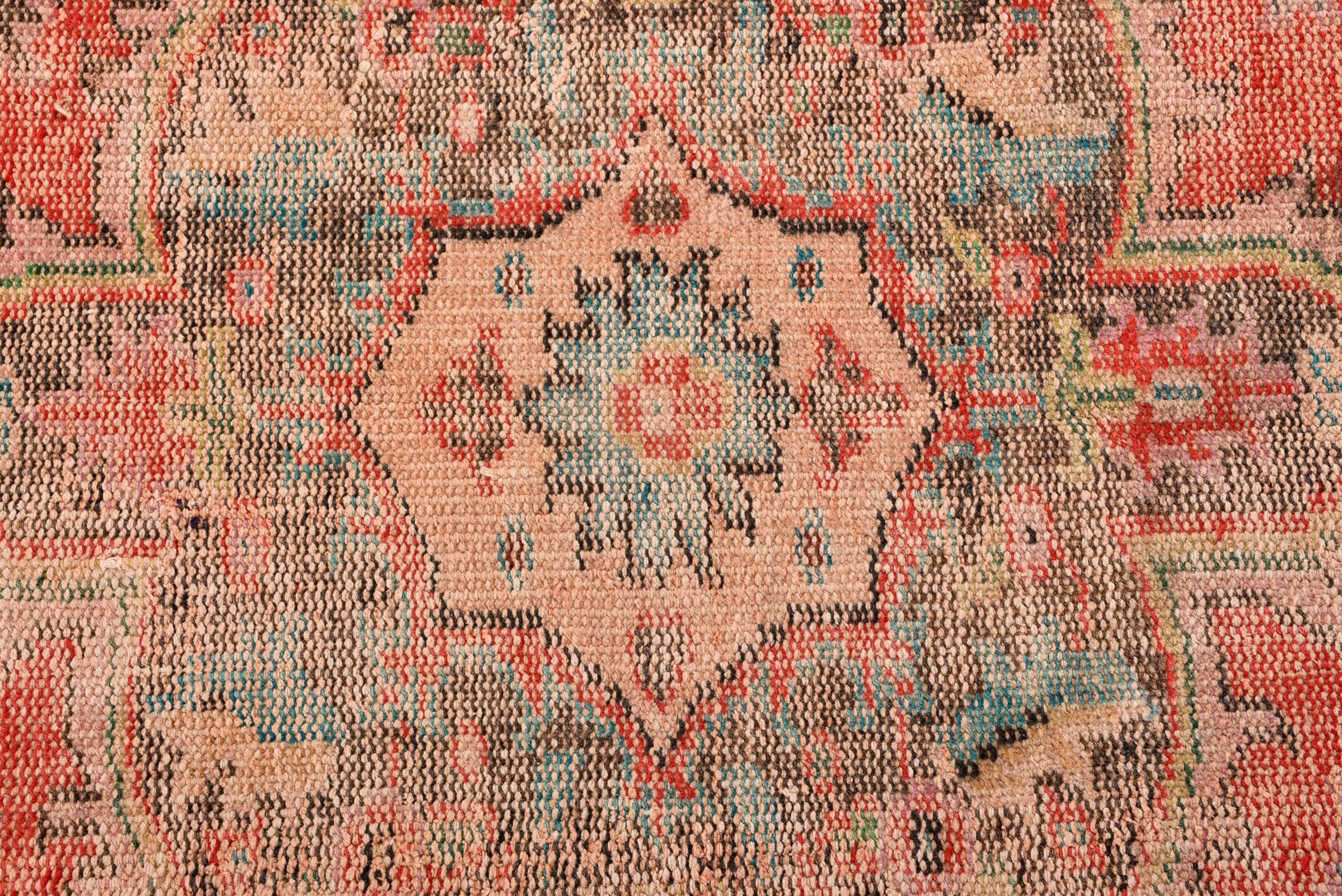 Turkish Rugs, Vintage Rug, Boho Rug, 5.4x10.1 ft Large Rugs, Anatolian Rug, Rugs for Large Oushak, Dining Room Rugs, Red Bedroom Rugs