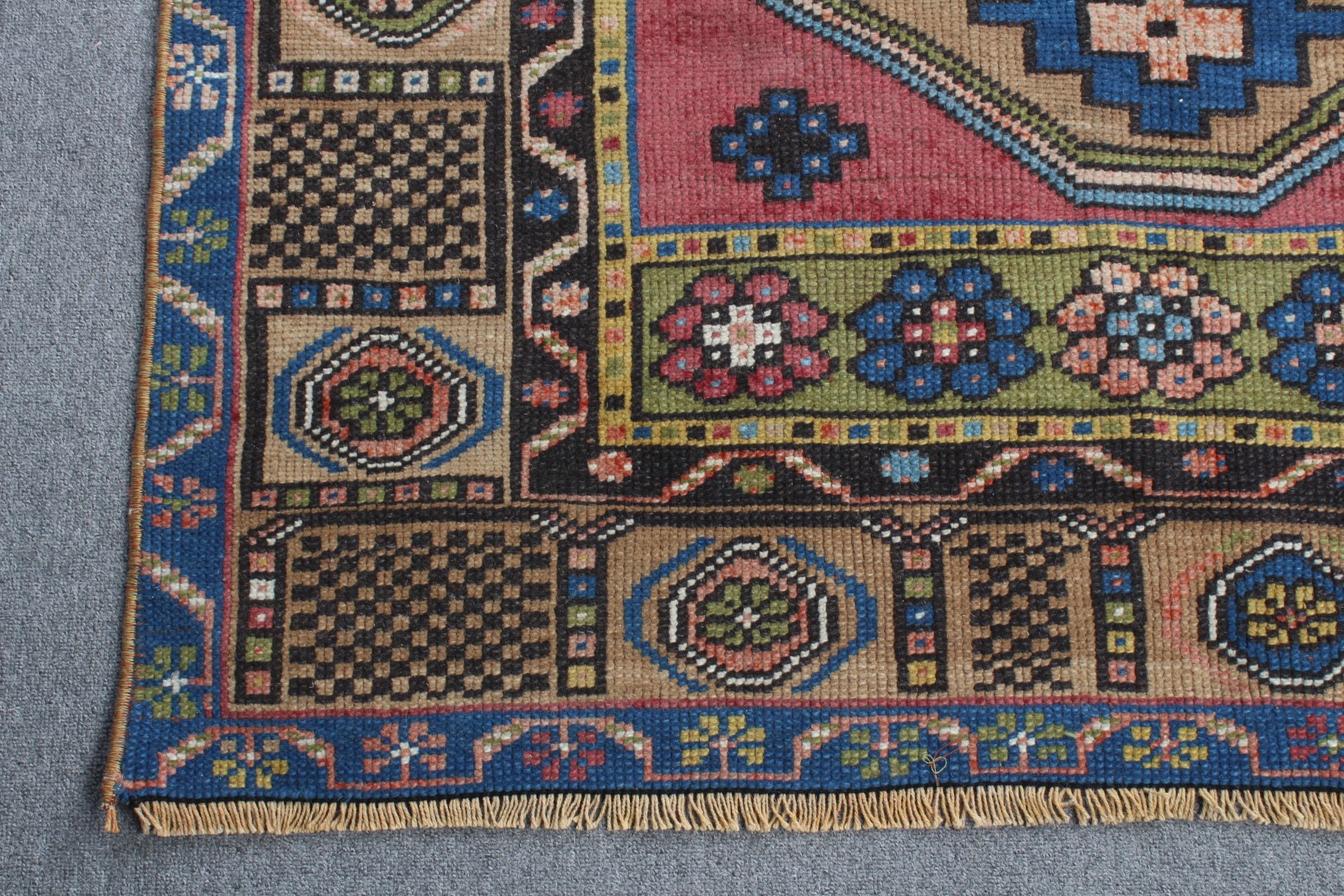 Oturma Odası Halıları, Parlak Halı, Kırmızı Yatak Odası Halısı, Yün Halılar, Oryantal Halı, Vintage Halı, 4x7,5 ft Alan Halısı, İç Mekan Halıları, Türk Halıları