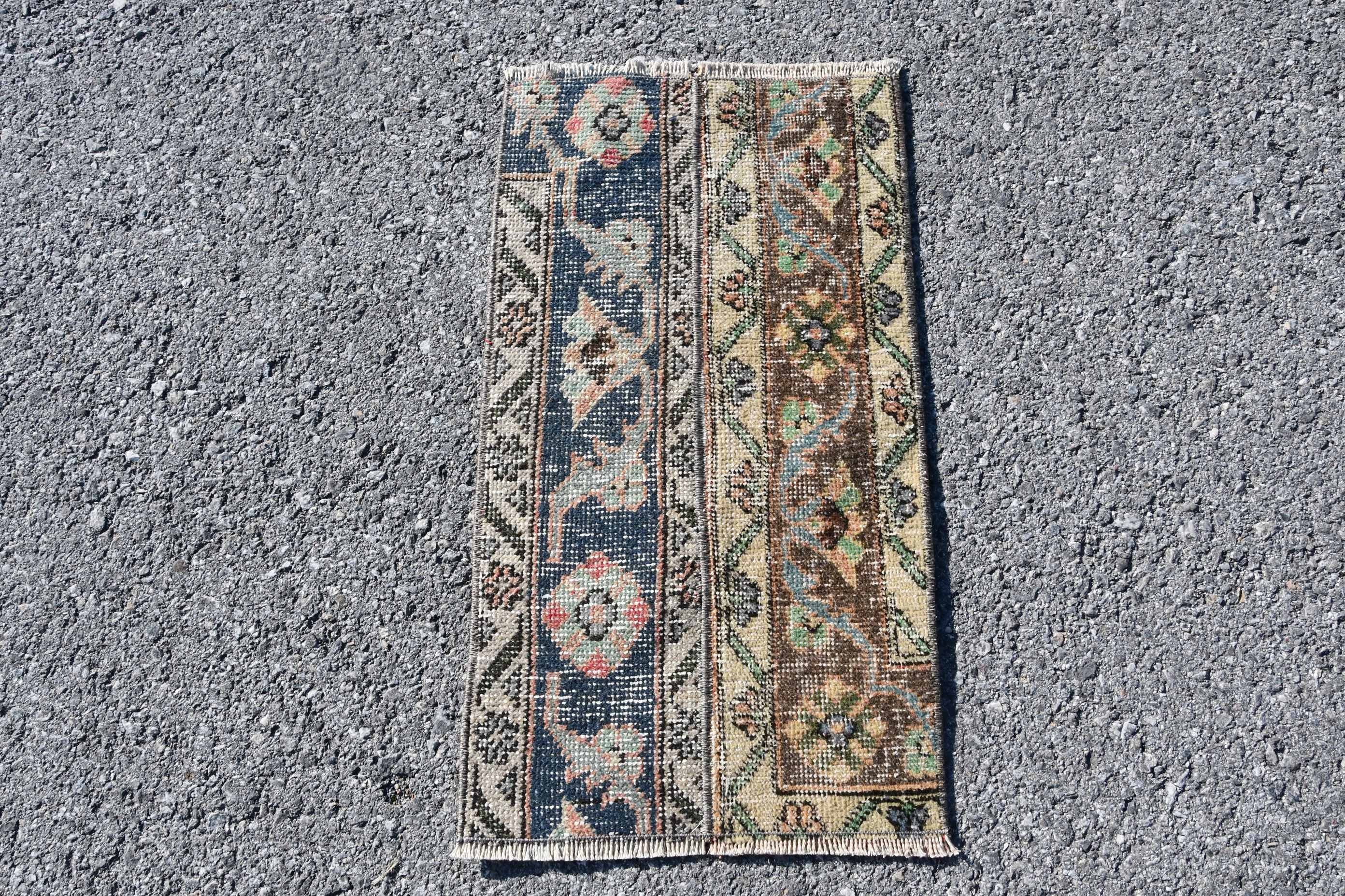 Mutfak Halısı, Banyo Halısı, Yatak Odası Halıları, Ev Dekorasyonu Halısı, Vintage Halılar, Mavi Mutfak Halıları, Sanat Halısı, 1.2x2.2 ft Küçük Halı, Türk Halısı