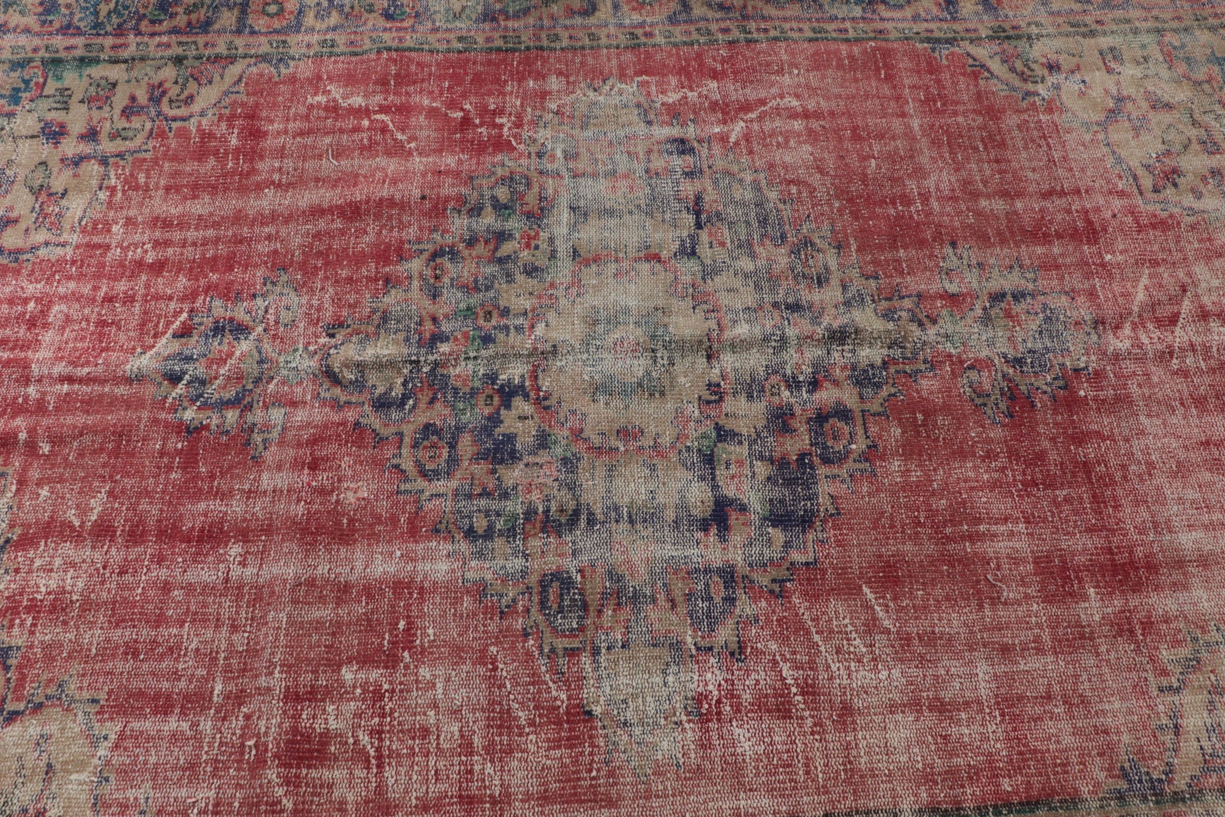 6.1x8.5 ft Large Rug, Turkish Rug, Salon Rugs, Vintage Rug, Bedroom Rugs, Cool Rug, Rugs for Salon, Dining Room Rugs, Red Anatolian Rug