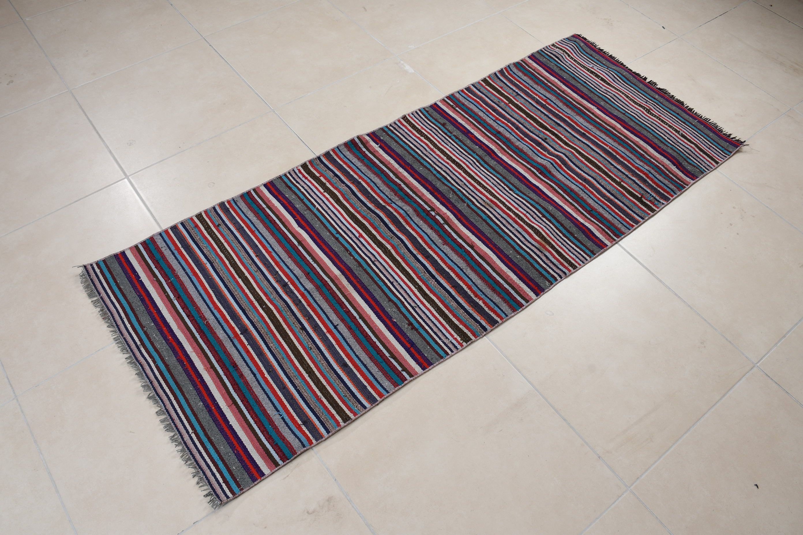 Oushak Halı, Vintage Halılar, Türk Halıları, Sessiz Halı, Çocuk Halısı, Mutfak Halısı, Gri Oryantal Halı, 2,5x6,2 ft Accent Halı, Kilim, Antika Halılar