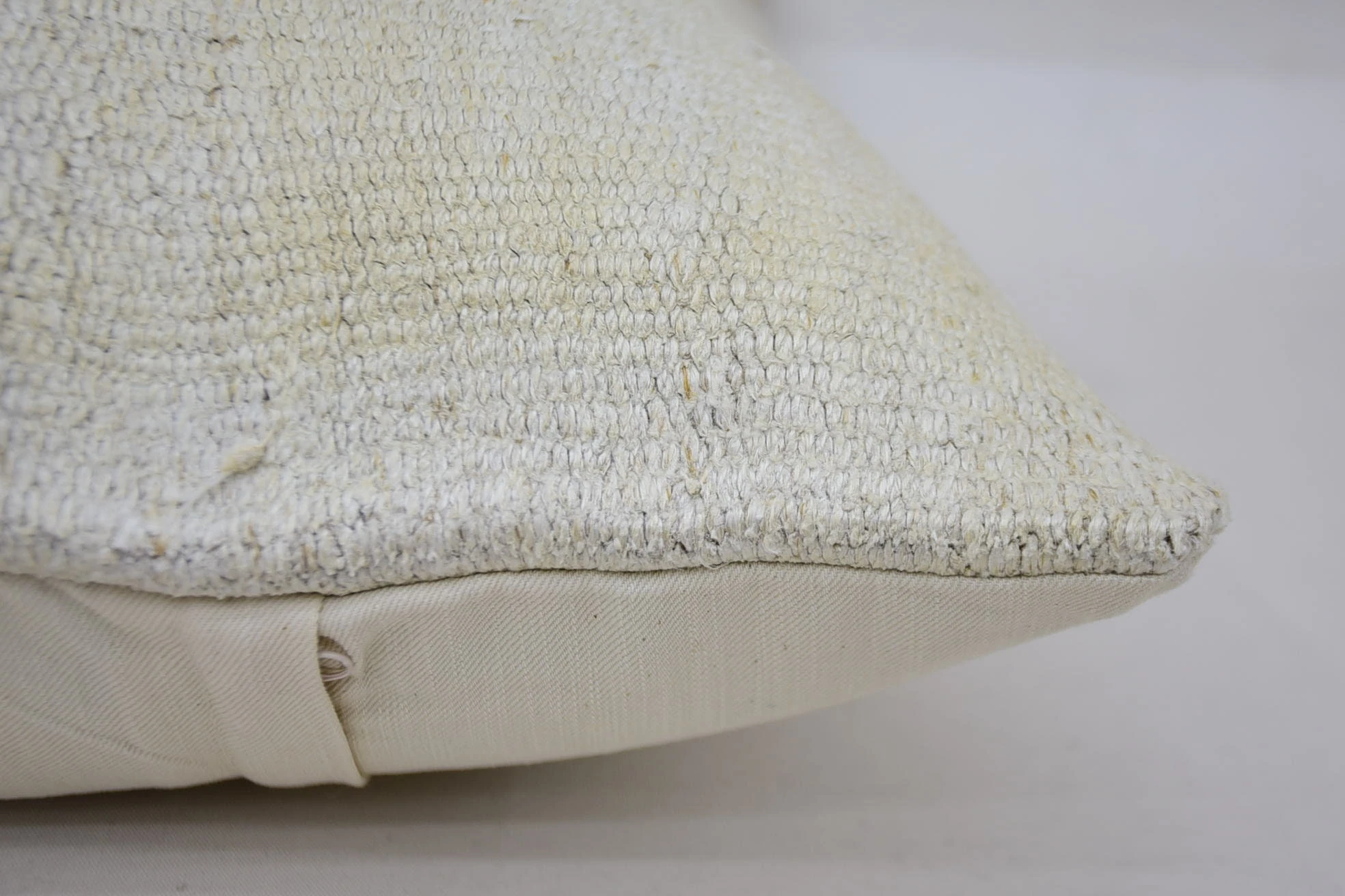 Interior Designer Pillow, Boho Pillow Sham Cover, Kilim Pillow, 16"x24" White Cushion Cover, Couch Cushion, Bolster Pillow Sham