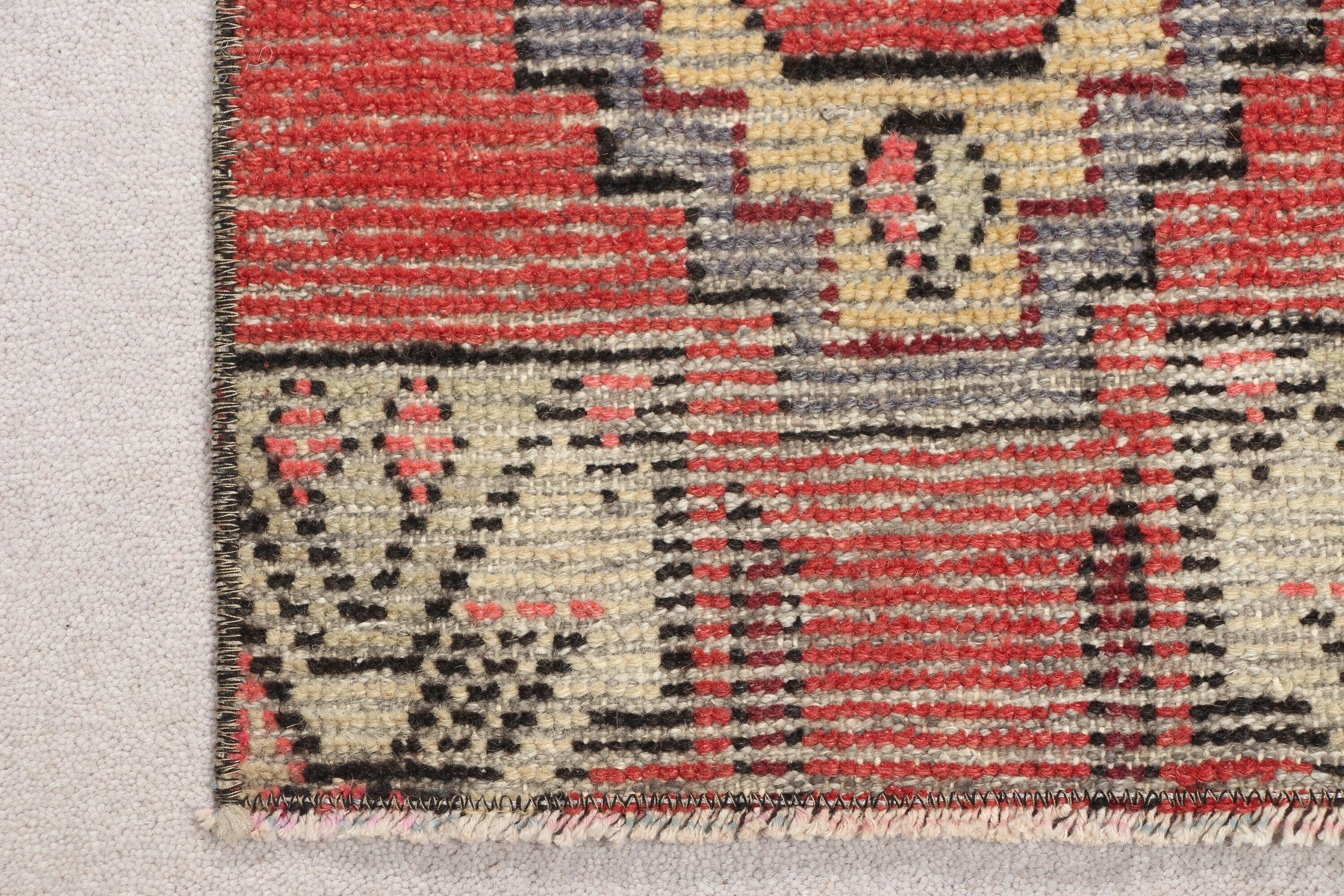 1.2x2.7 ft Small Rug, Oushak Rugs, Bathroom Rug, Vintage Rug, Wall Hanging Rug, Red Oriental Rug, Custom Rug, Floor Rug, Turkish Rugs