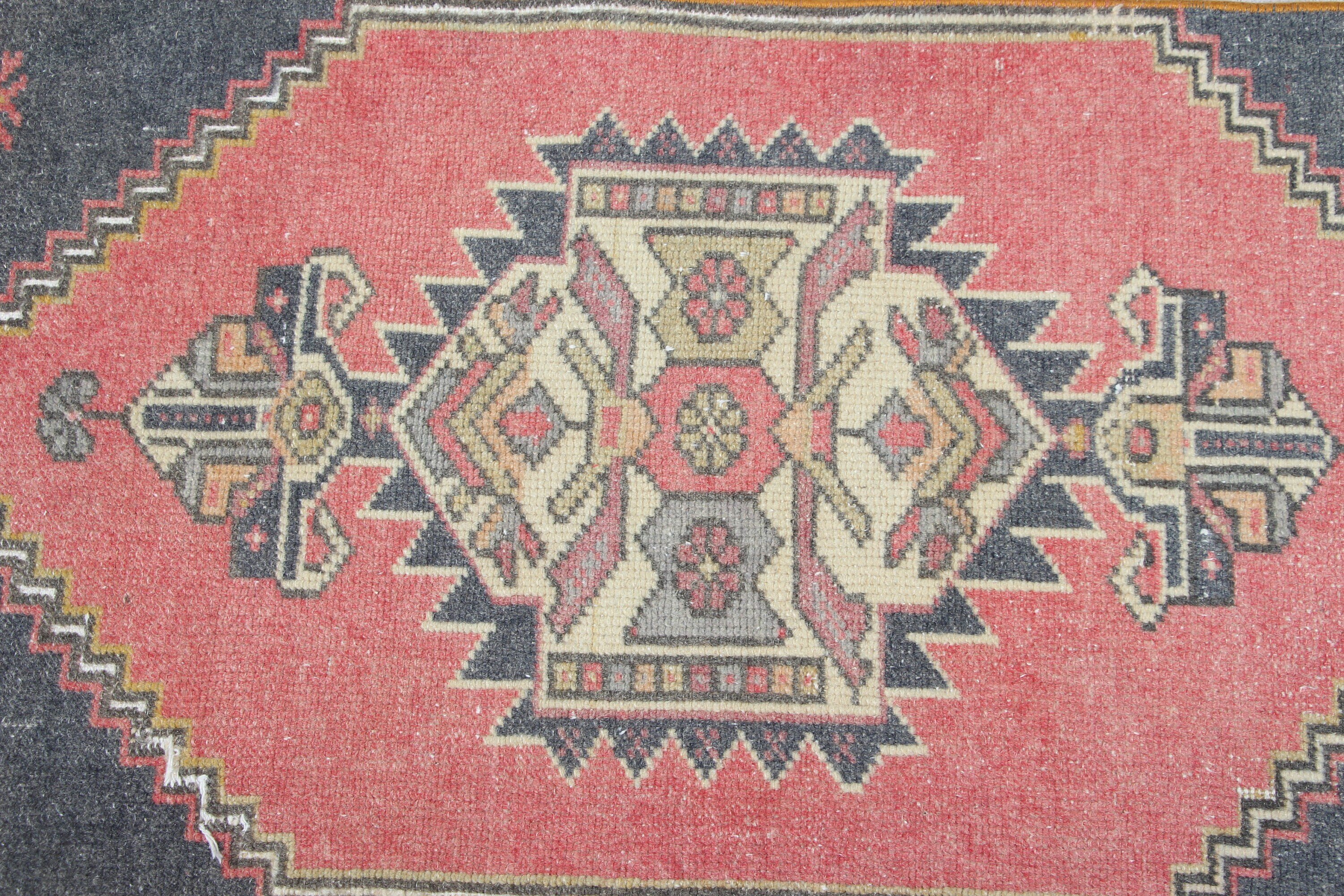 Düz Dokuma Halılar, Vintage Halı, Türk Halıları, 1.6x2.9 ft Küçük Halı, Mutfak Halısı, Yün Halı, Giriş Halıları, Çocuk Halısı, Kırmızı Oryantal Halılar