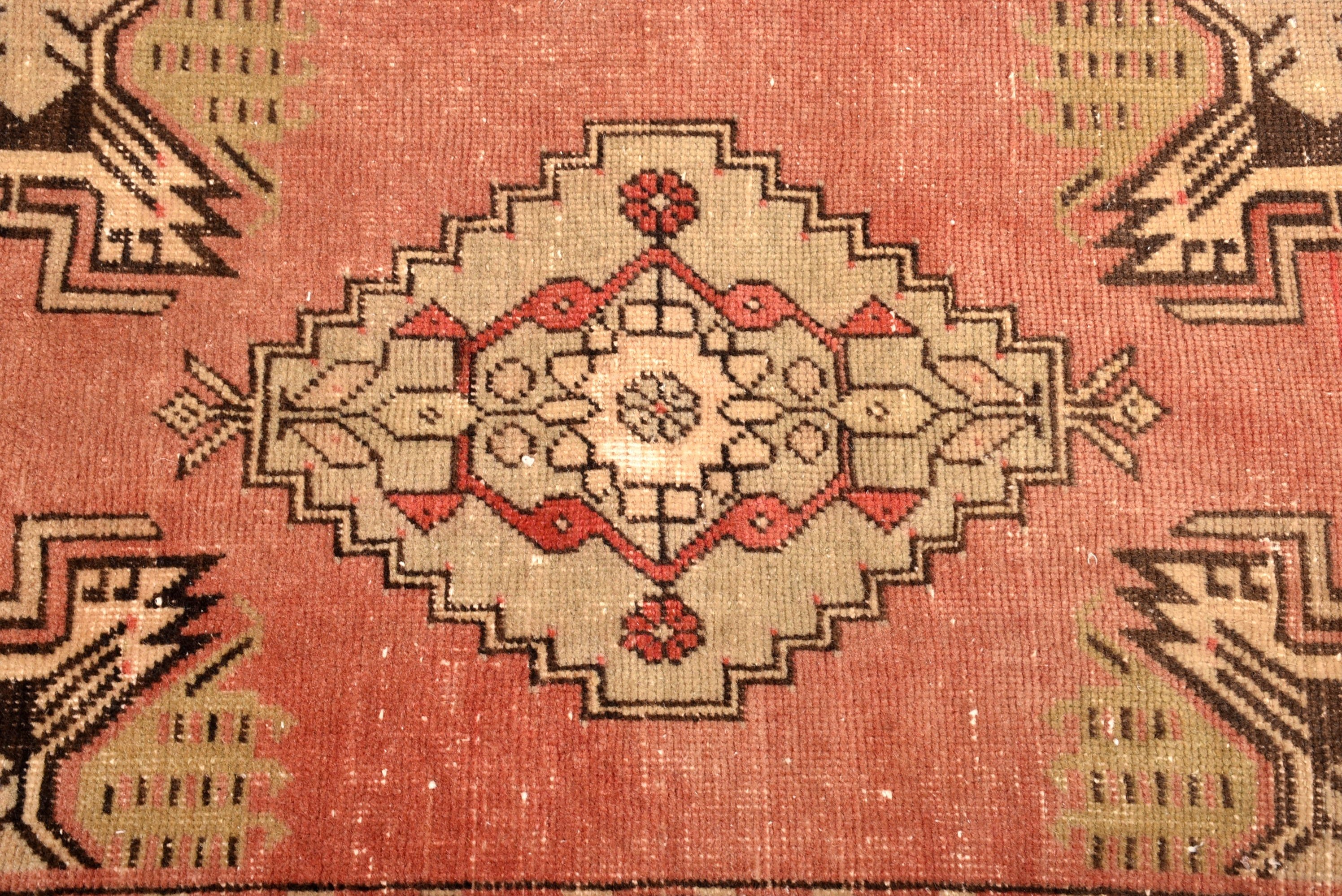 Türk Halıları, Mutfak Halısı, Turuncu Boho Halısı, Boho Halıları, Mutfak Halıları, Araba Paspas Halıları, 1.8x3.7 ft Küçük Halılar, Vintage Halılar