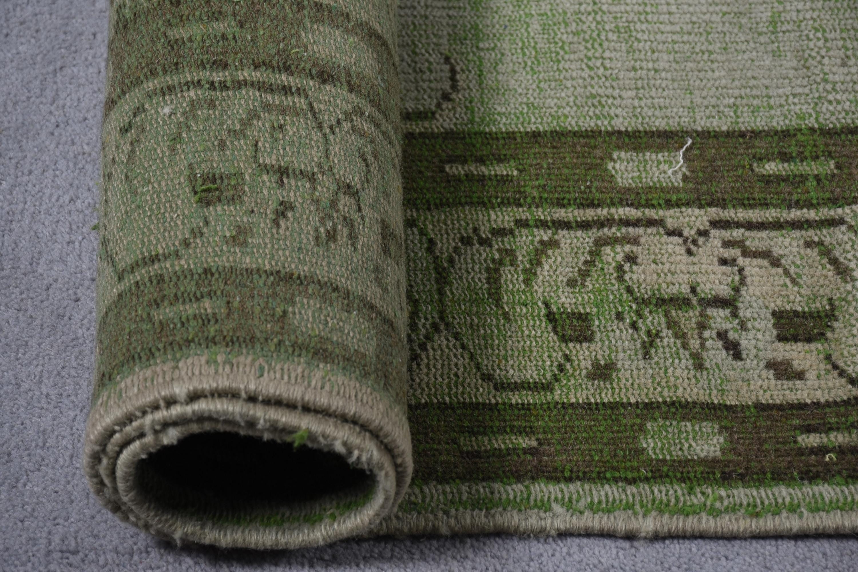 Kitchen Rug, Turkish Rug, Vintage Rug, 6.3x8.9 ft Large Rug, Rugs for Bedroom, Bedroom Rugs, Luxury Rugs, Dining Room Rug, Green Wool Rugs