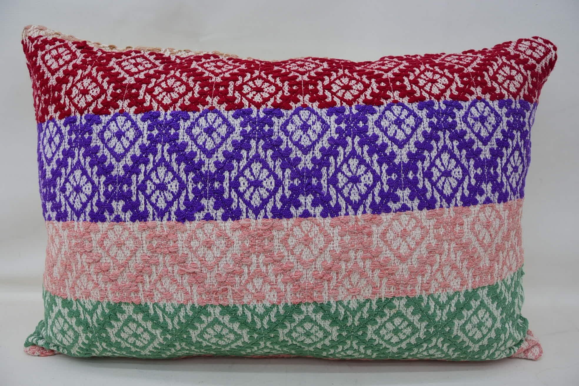 16"x24" Blue Pillow, Sofa Pillow Cover, Vintage Kilim Pillow, Home Decor Pillow, Boho Pillow Sham Cover, Handwoven Pillow Cover Cushion