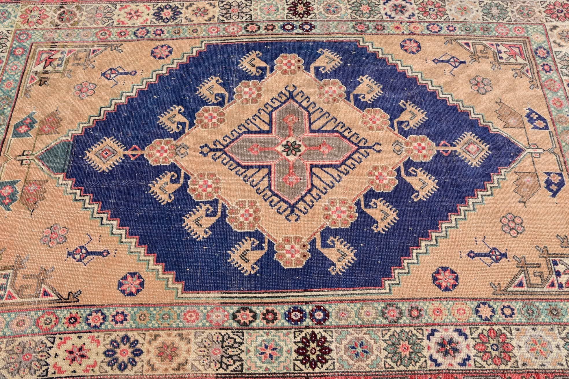 Türk Bölge Halıları, Anadolu Halıları, Alan Halıları, İç Mekan Halıları, Türk Halıları, Yer Halıları, Vintage Halılar, Oryantal Halılar, 4,6x7,5 ft Alan Halıları