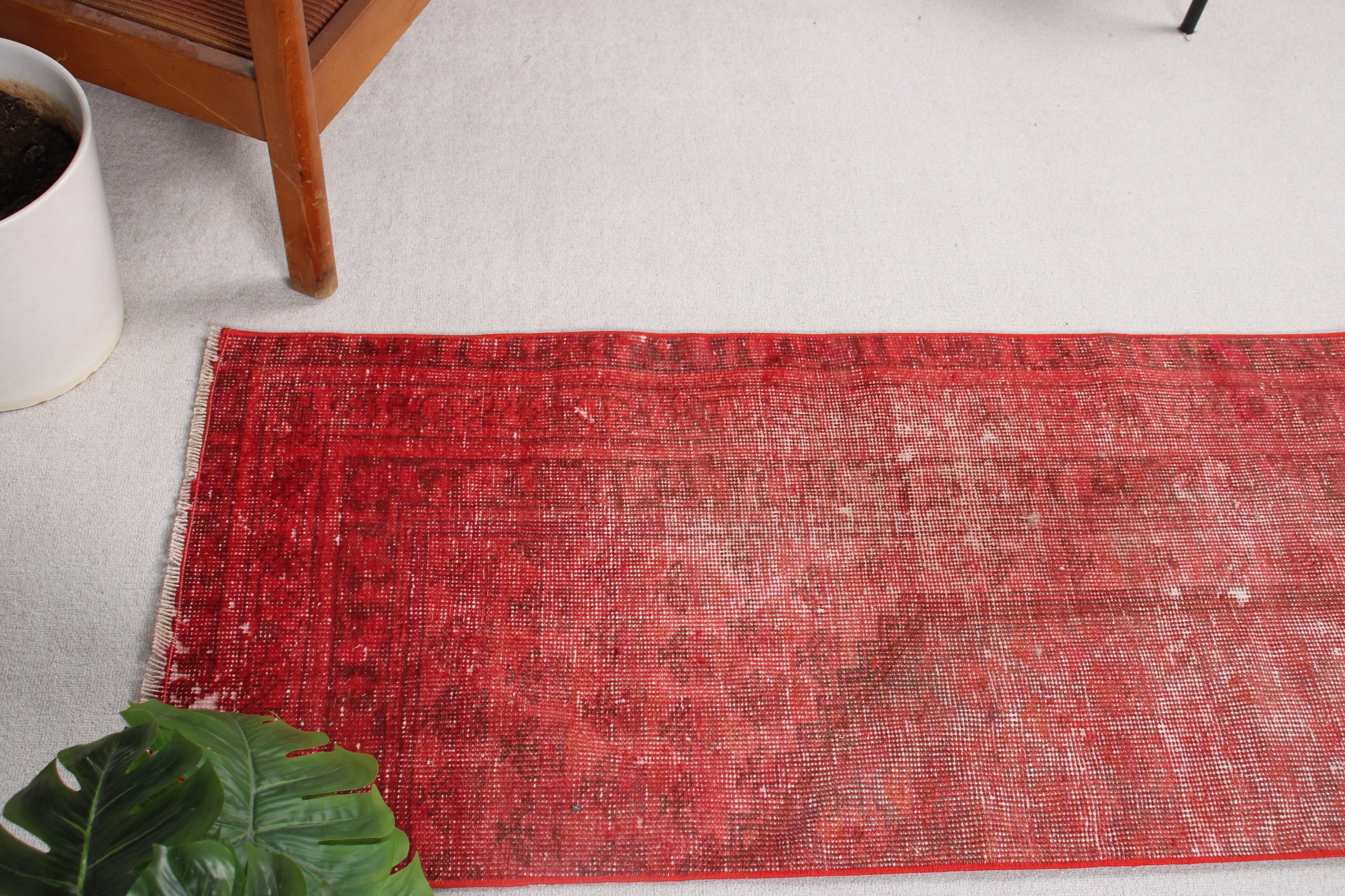 Cool Rugs, Door Mat Rug, Rugs for Bathroom, Turkish Rugs, Bathroom Rug, Kitchen Rugs, Red Floor Rugs, Vintage Rugs, 2x4.6 ft Small Rugs