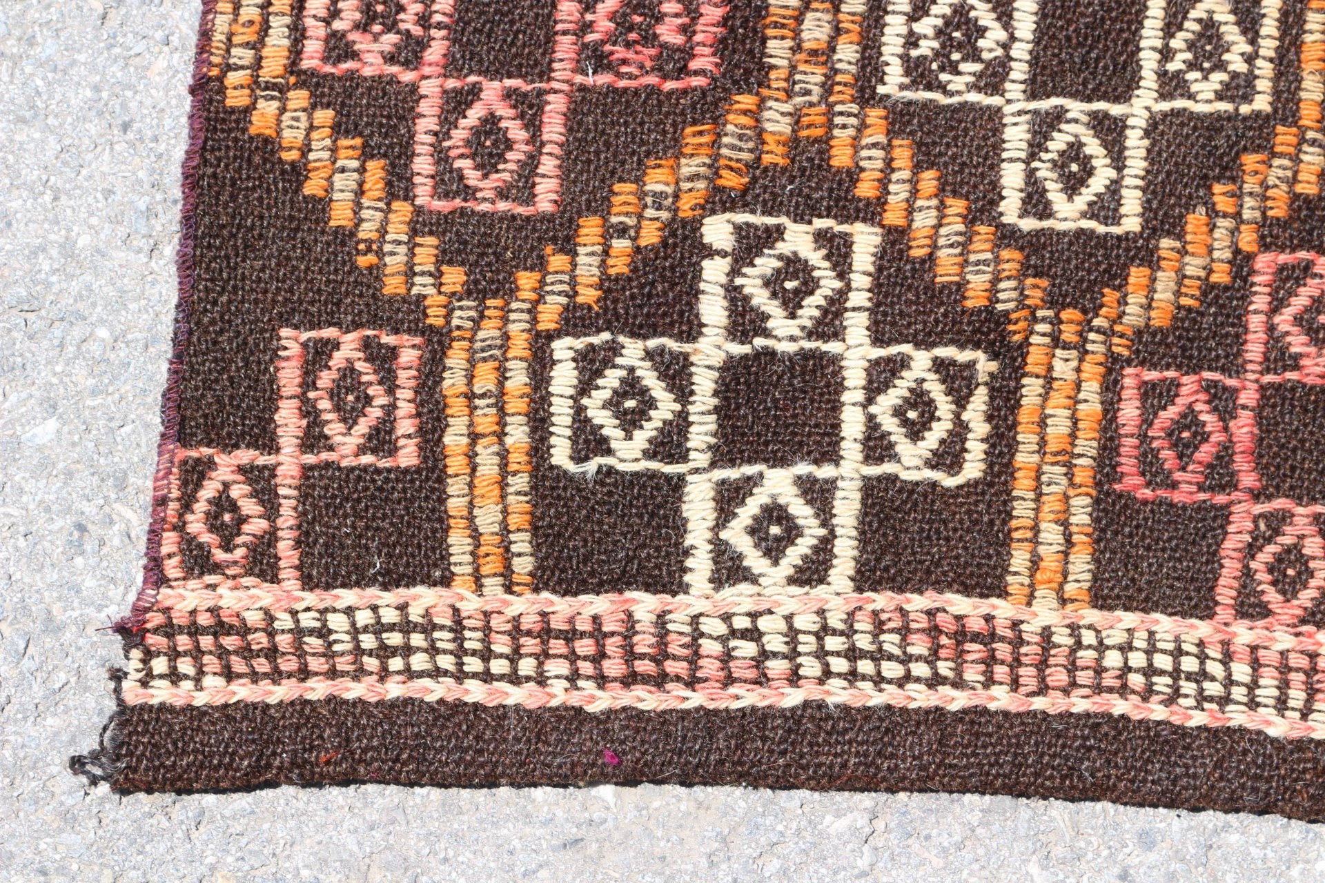 Türk Halıları, Merdiven Halıları, Yatak Odası Halıları, Kilim, Vintage Halılar, Koridor Halıları, 2.3x9 ft Yolluk Halısı, Kahverengi Anadolu Halıları