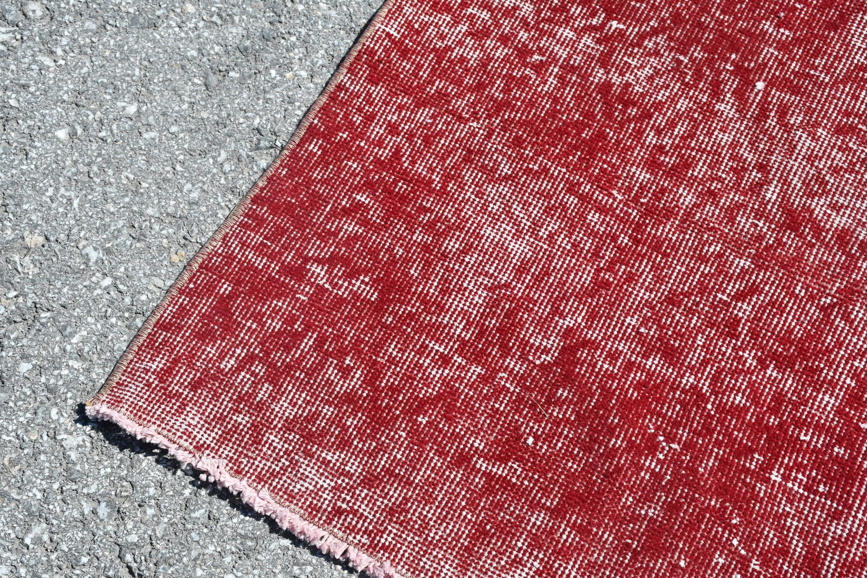 Red Home Decor Rug, Antique Rugs, Muted Rug, Turkish Rugs, 5.8x13.5 ft Oversize Rug, Dining Room Rugs, Vintage Rug, Salon Rug